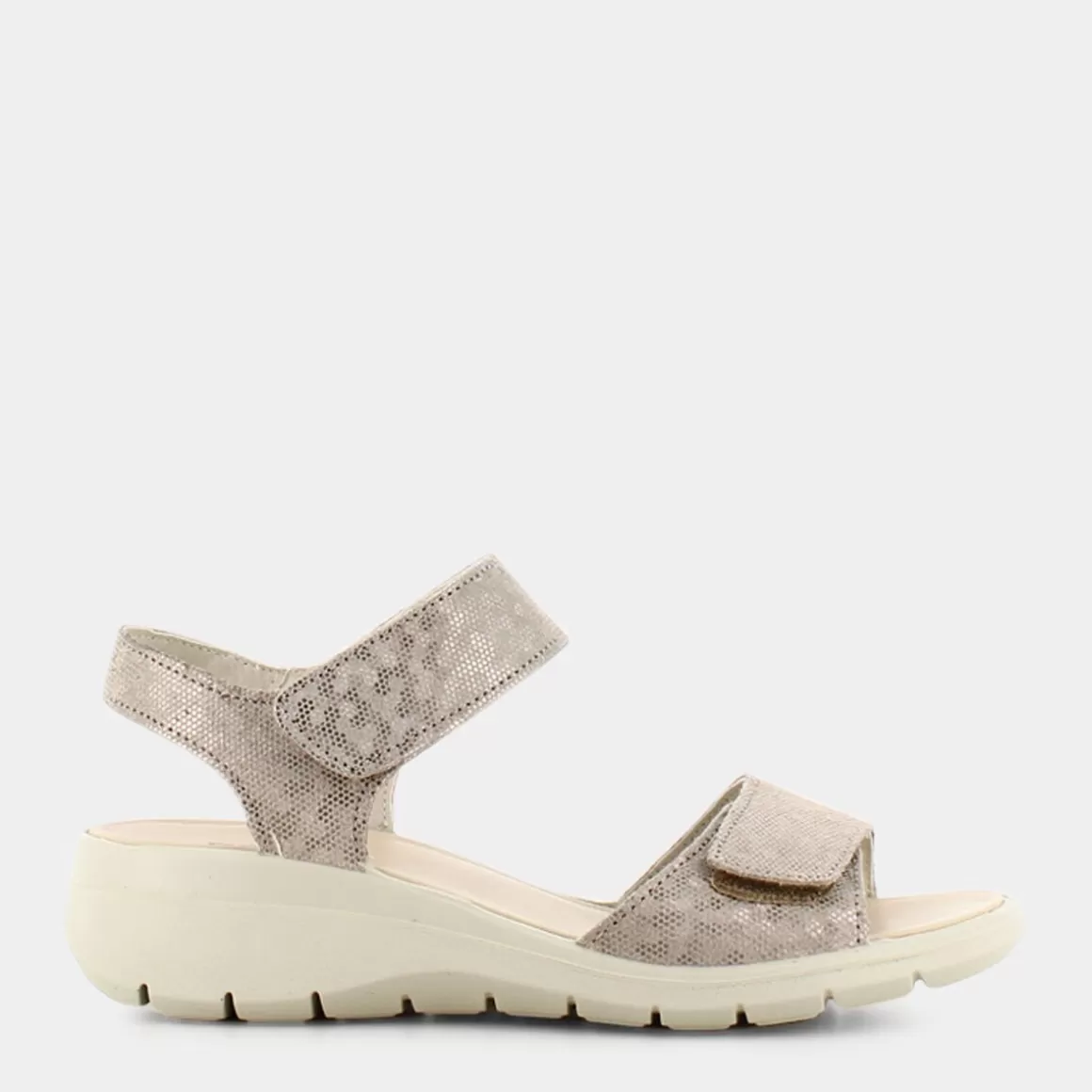 ESSEM Sandales Femme IM-E23D08 - Visone/Beige Sable | Confort Élégant Printemps-Été