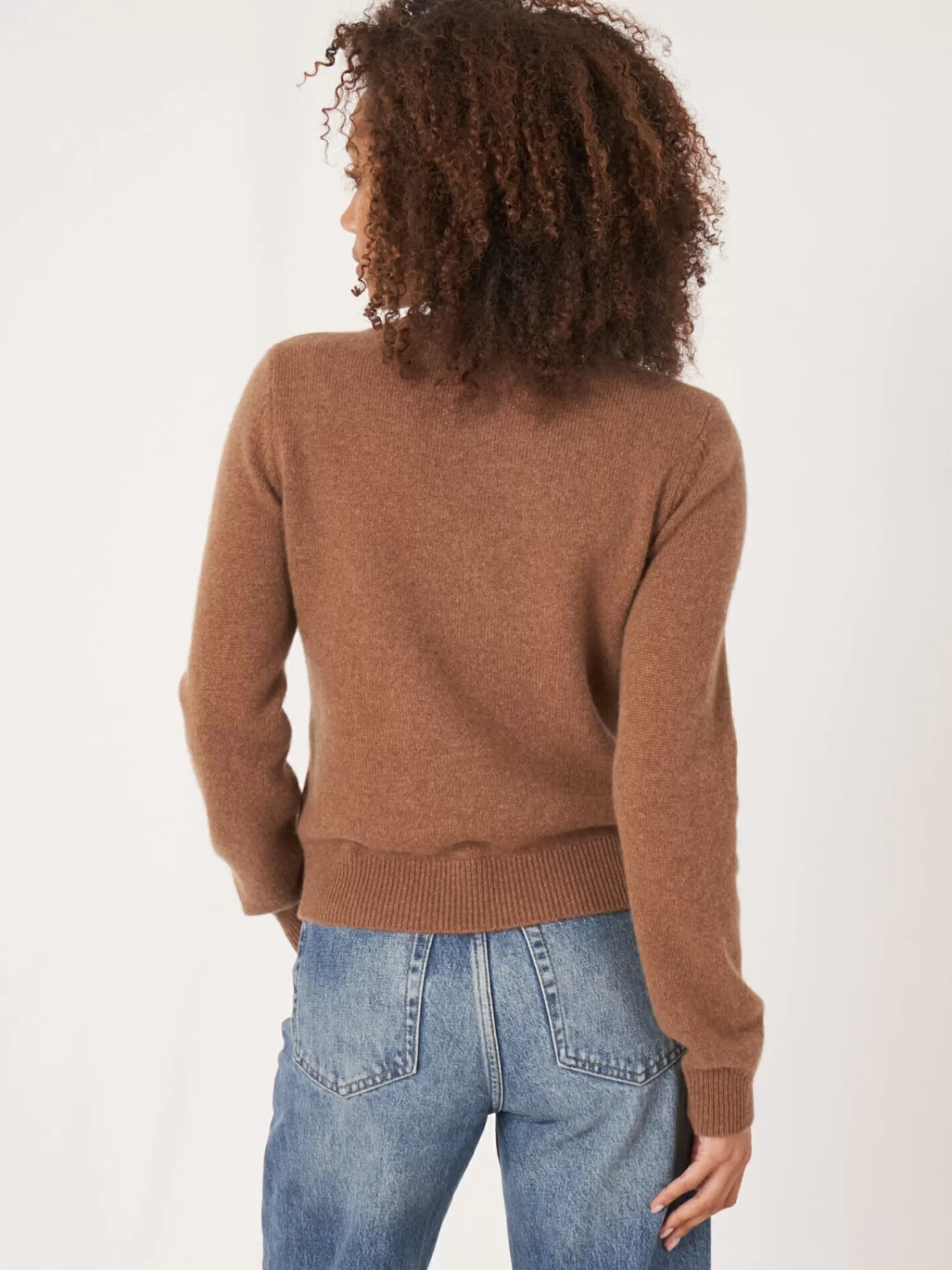 Nouveauté Korte : Pull en Cachemire Décontracté Chic avec Encolure en V pour Femme