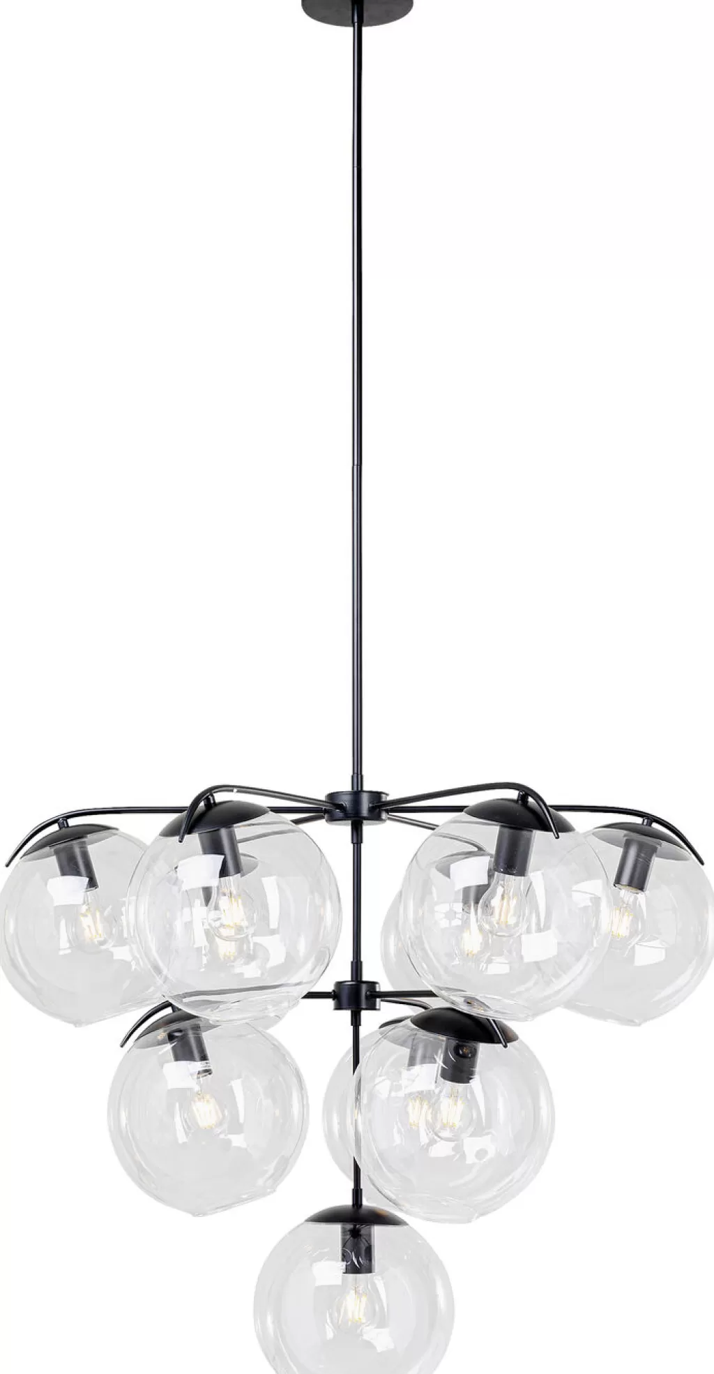 Lustre suspendu design Lasmina Bunch par KARE - Diamètre 91 cm, idéal pour salon contemporain