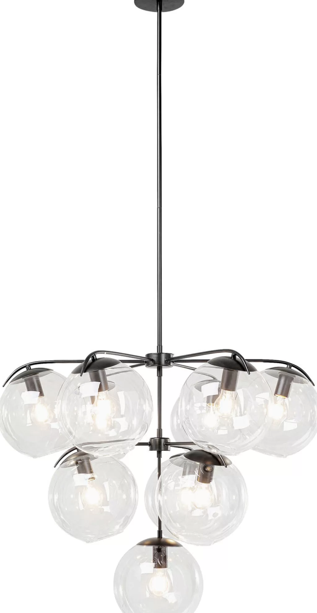Lustre suspendu design Lasmina Bunch par KARE - Diamètre 91 cm, idéal pour salon contemporain