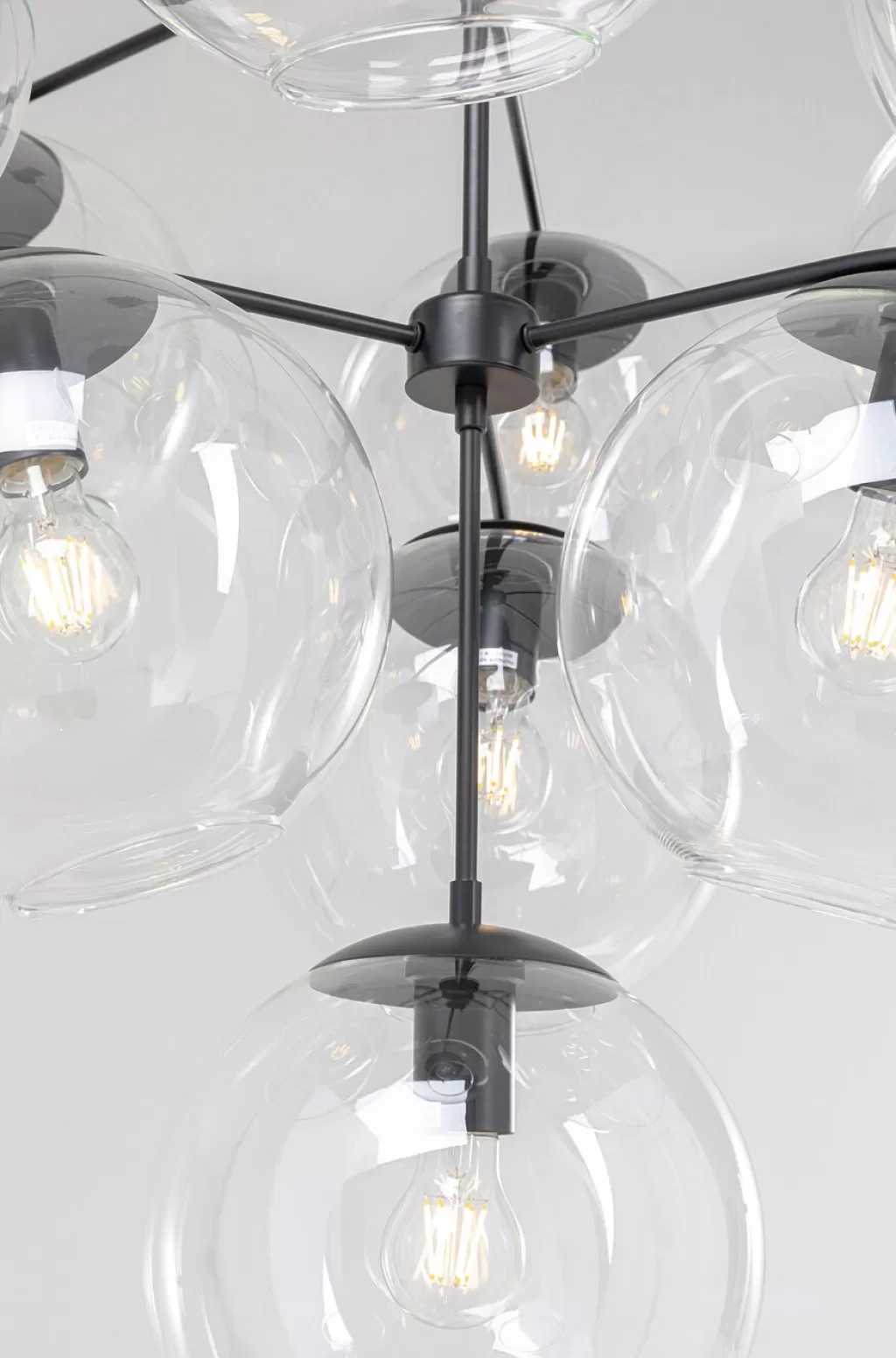 Lustre suspendu design Lasmina Bunch par KARE - Diamètre 91 cm, idéal pour salon contemporain