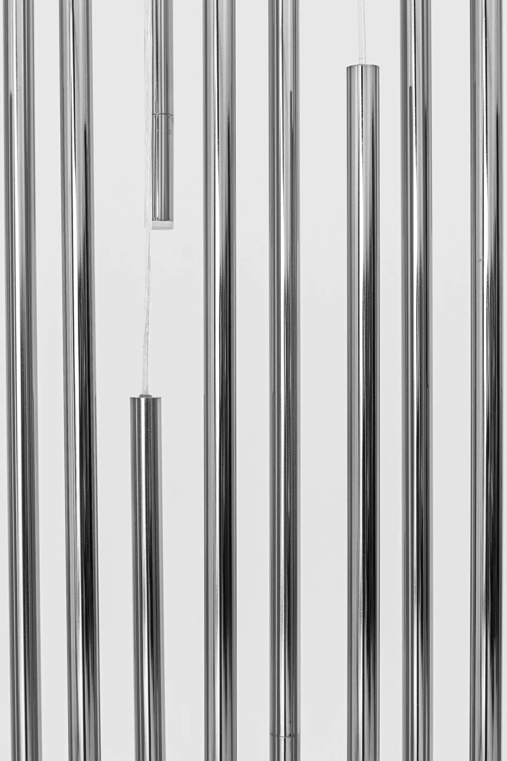 Lustre suspendu design Vegas Deluxe - KARE Living Collection en finition chromé avec éclairage LED intégré