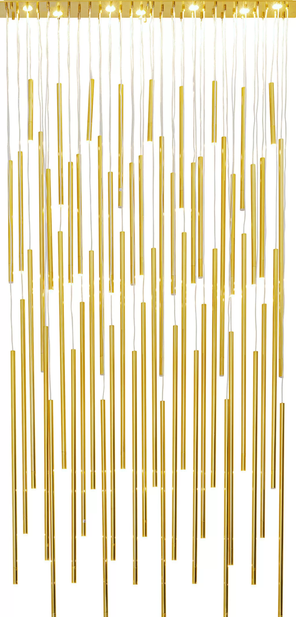 Lustre design contemporain KARE Living Vegas Deluxe en cuivre vieilli avec éclairage LED intégré - Suspension élégante pour ambiance chaleureuse