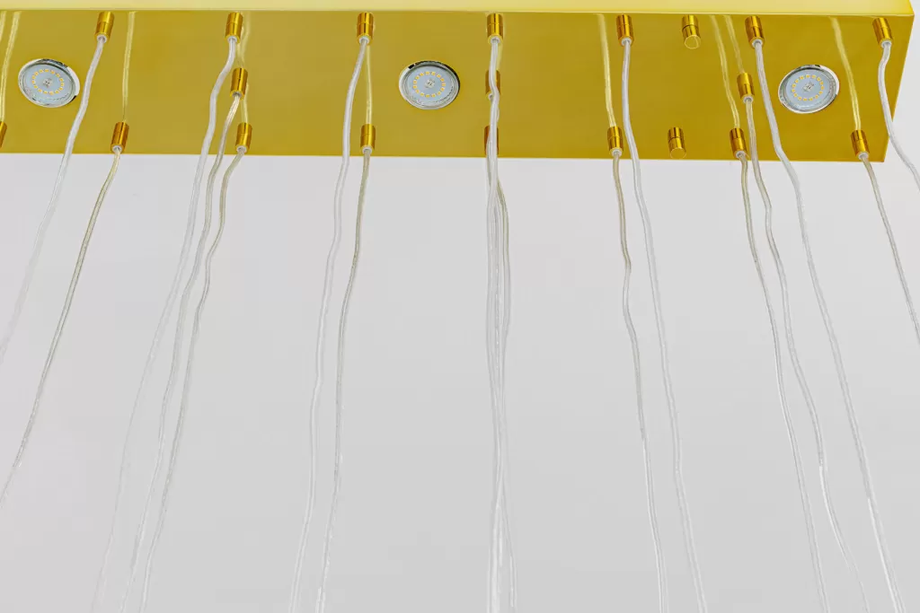 Lustre Suspendu Élégant LED en Laiton - Design Contemporain Living Vegas par KARE