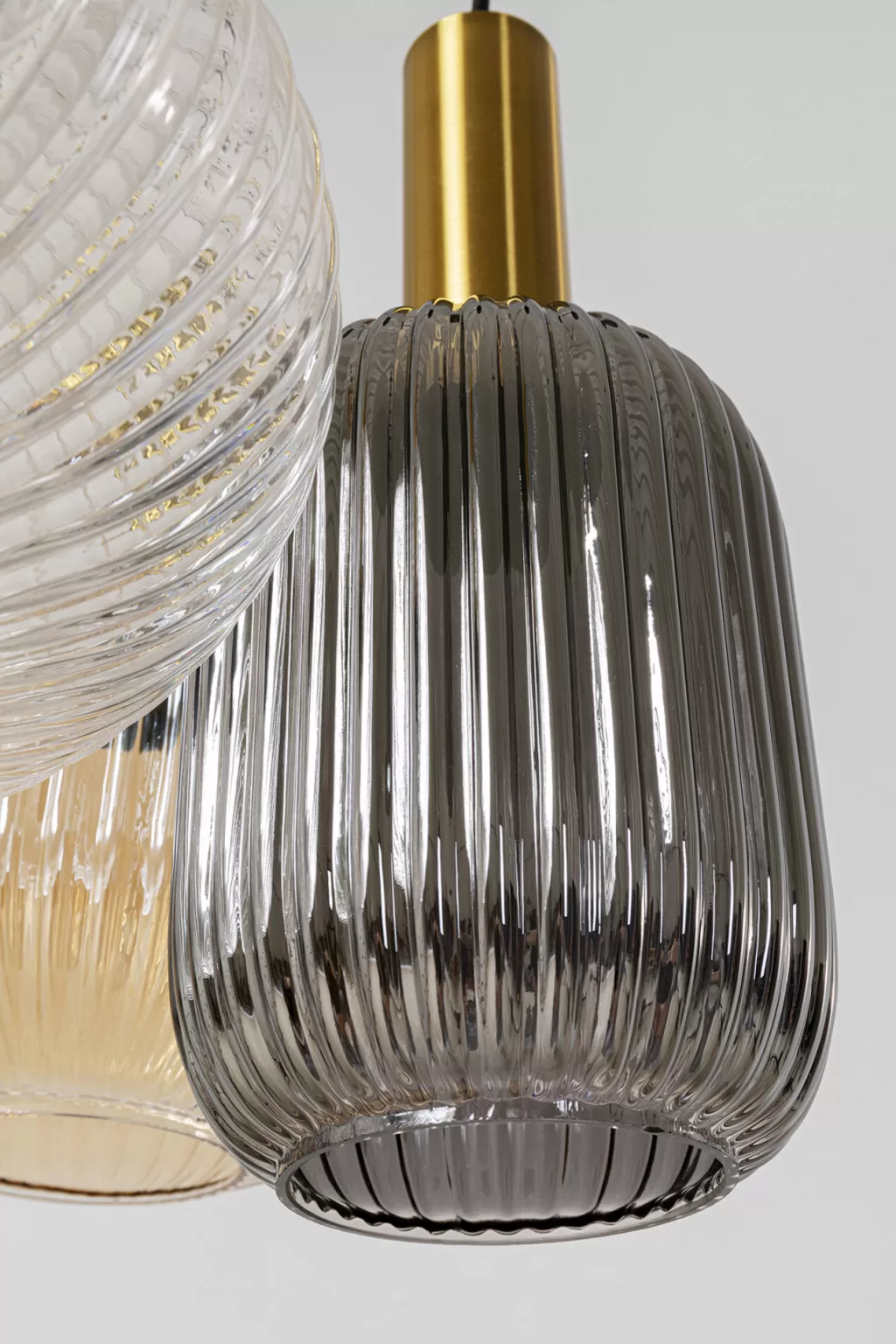 Lustre suspendu design contemporain - Modèle Quattro Lobby par KARE Design 
Diamètre 50 cm - Idéal pour éclairer élégamment entrée ou salon