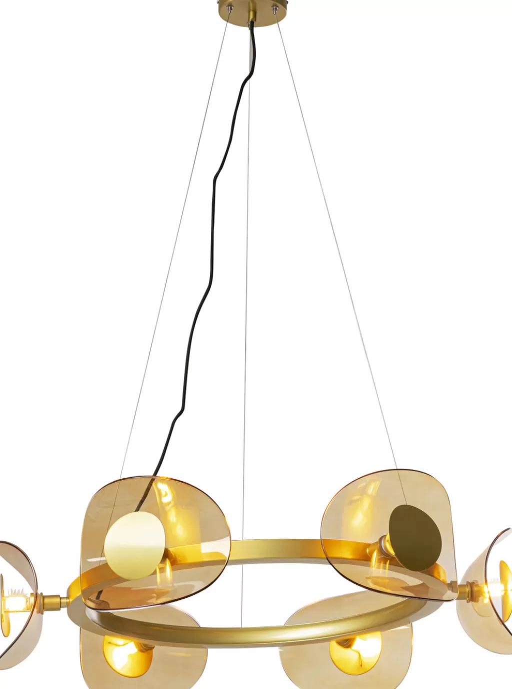 Lustre design Mariposa - Suspension contemporaine en laiton poli Ø81cm par KARE Design - Éclairage d'ambiance pour intérieur raffiné

J'ai volontairement restructuré la formulation tout en conservant les informations clés : marque, modèle, matière, diamètre et caractéristiques. L'ajout de termes descriptifs comme 