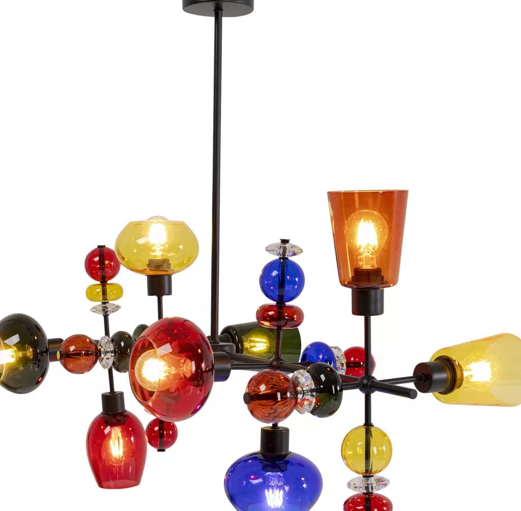Lustre suspendu design scandinave Mazzo Otto par KARE - Élégant luminaire moderne 105 cm pour salle à manger contemporaine