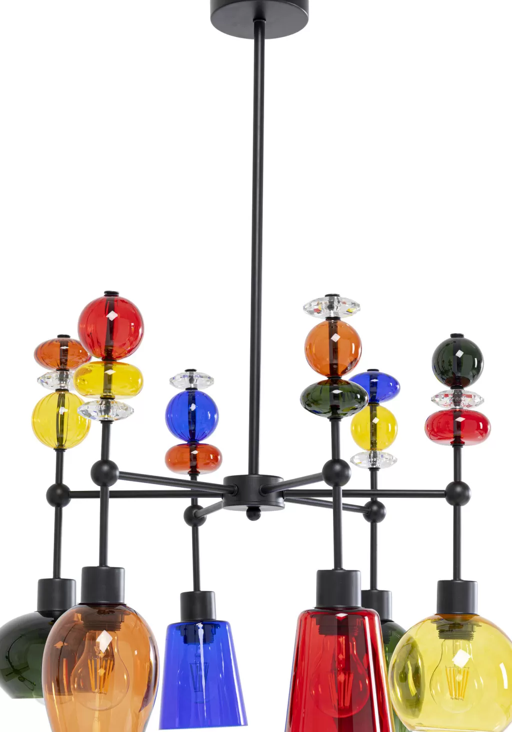 Lustre suspendu design KARE - Modèle Mazzo Sei, diamètre 61 cm pour salon contemporain