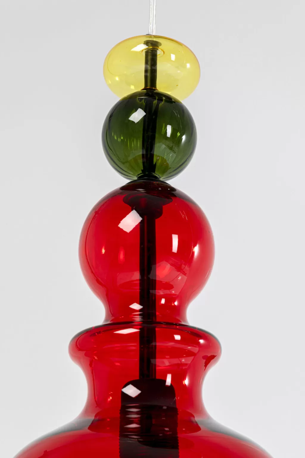 Lustre design Mazzo Tre Spiral avec 3 spirales contemporaines - Diamètre 48 cm - Suspension élégante pour intérieur moderne (Collection KARE Design)