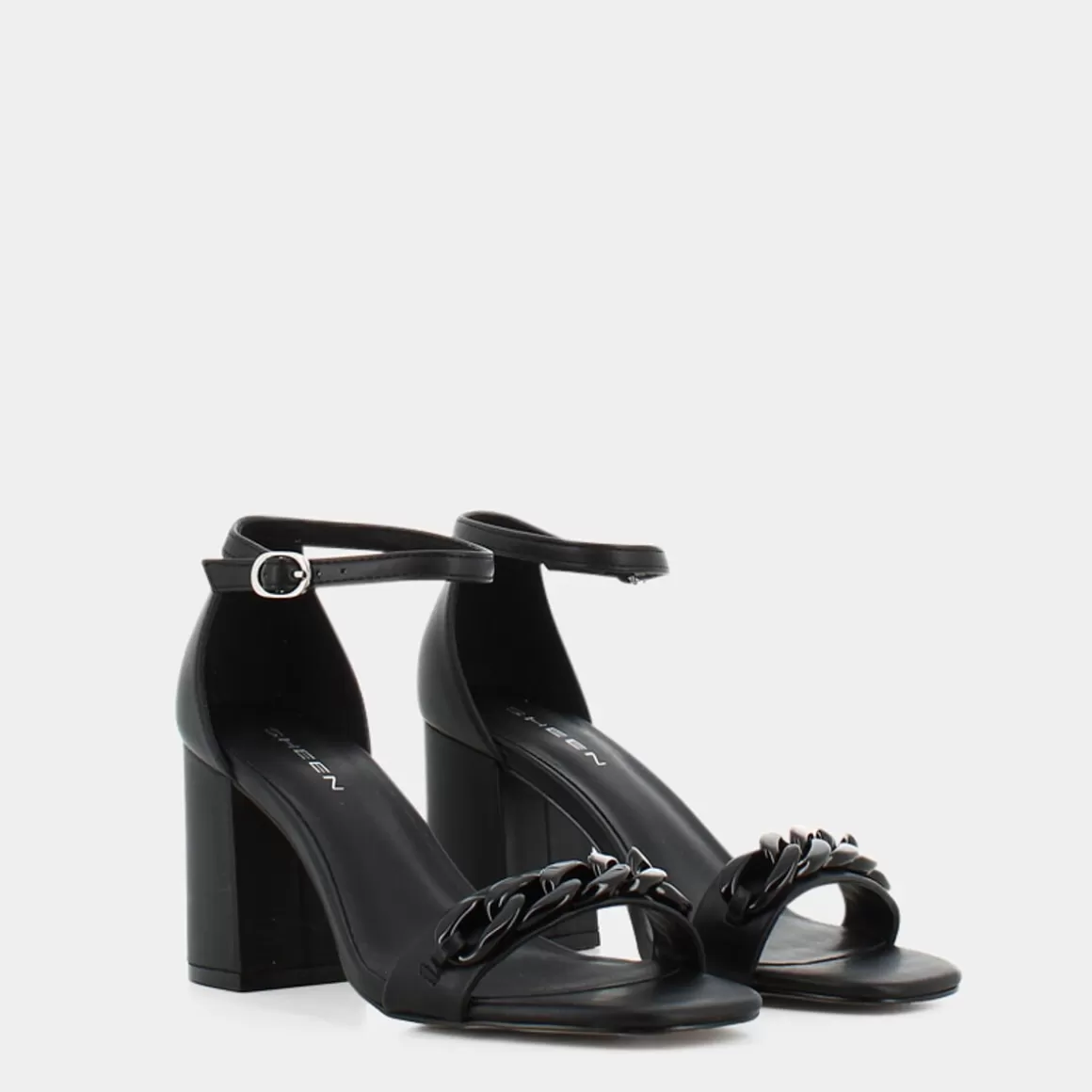 Sandales confortables à prix doux - Modèle ME-E23D-02 SHEEN en noir style urbain