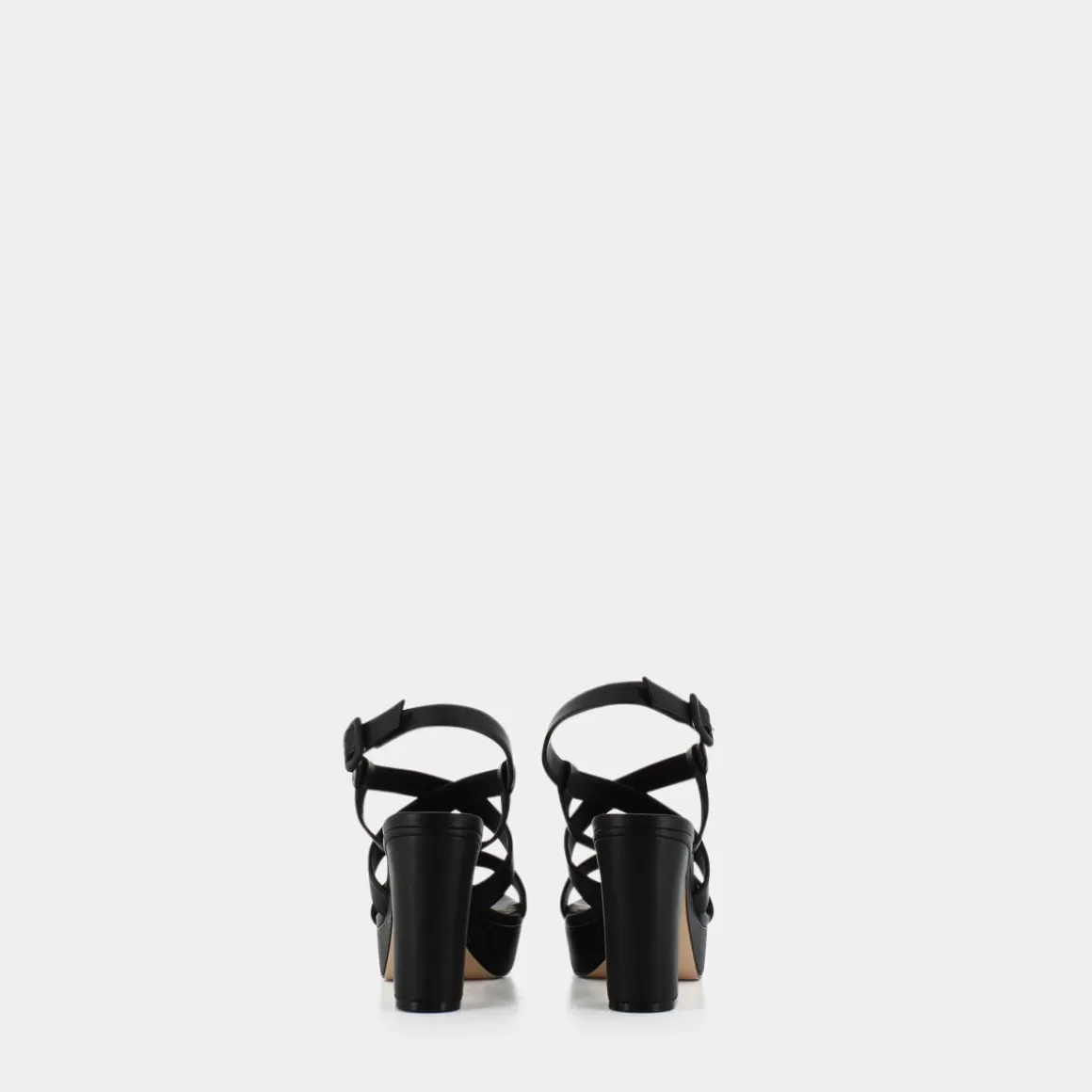 Sandales Femme Élégantes SHEEN - Modèle E23D07 Noir avec Semelle Confortable - Chaussures d'Été Tendance