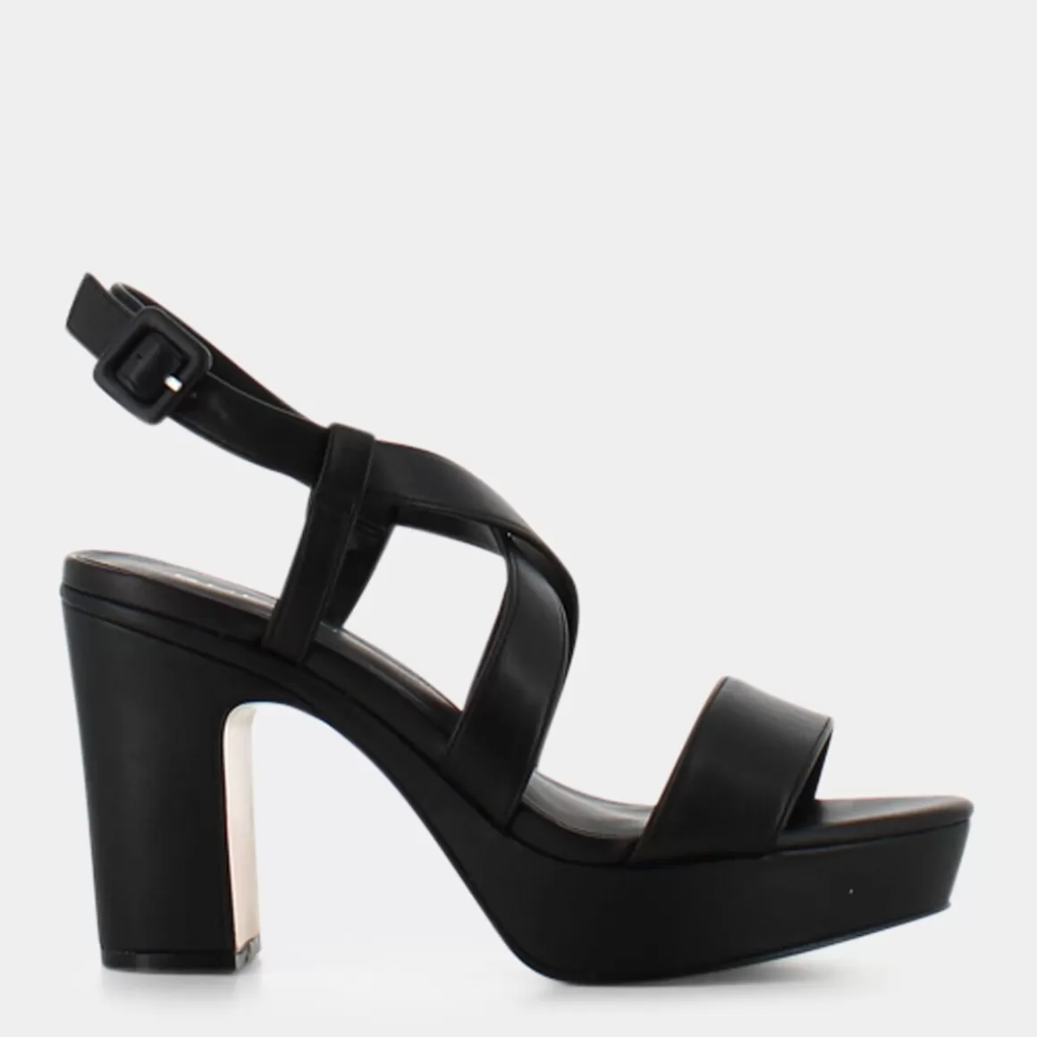 Sandales Femme Élégantes SHEEN - Modèle E23D07 Noir avec Semelle Confortable - Chaussures d'Été Tendance