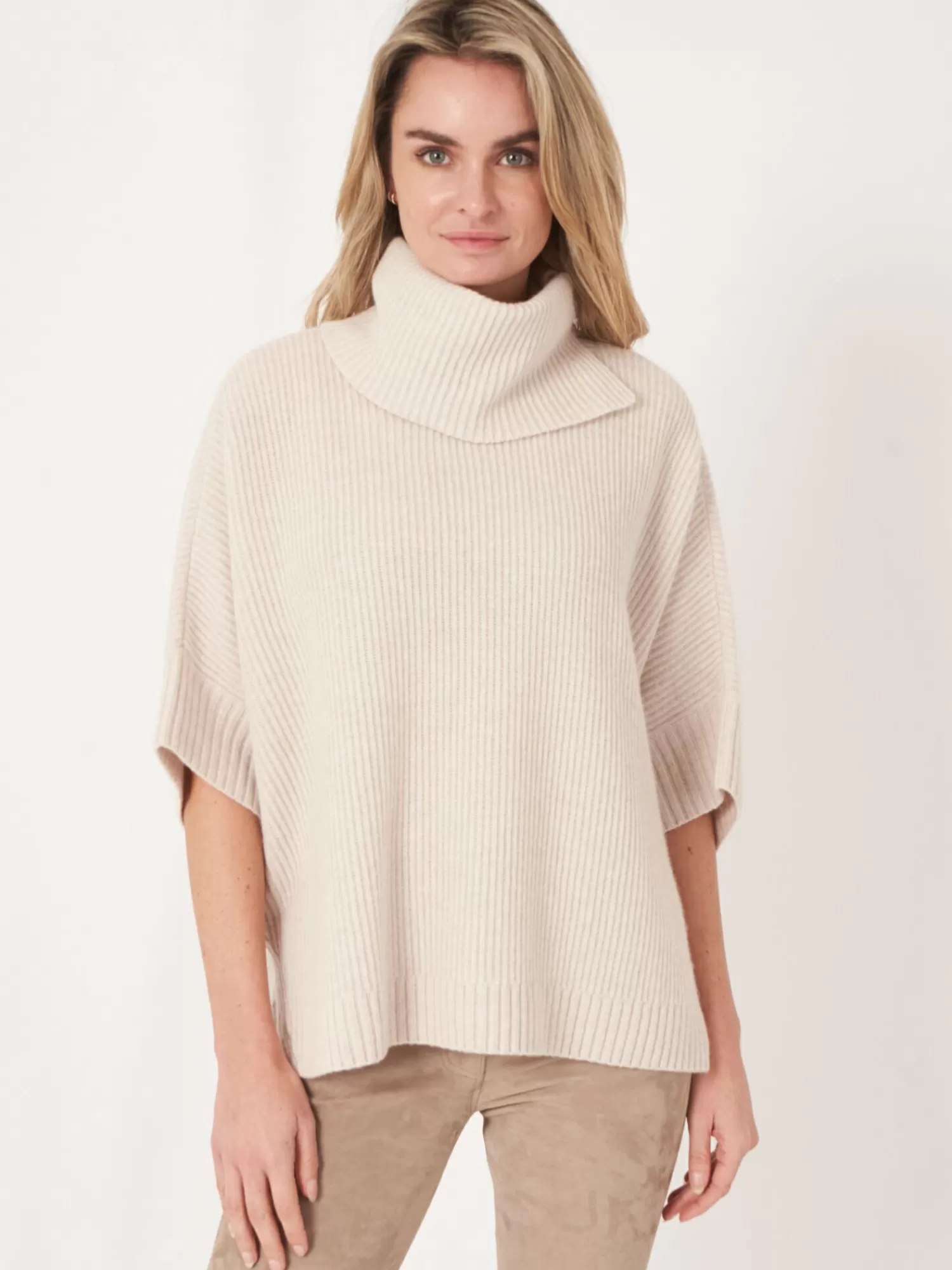Déstockage exclusif : Sweat à capuche oversize avec encolure roulée - Pull féminin confortable pour look décontracté