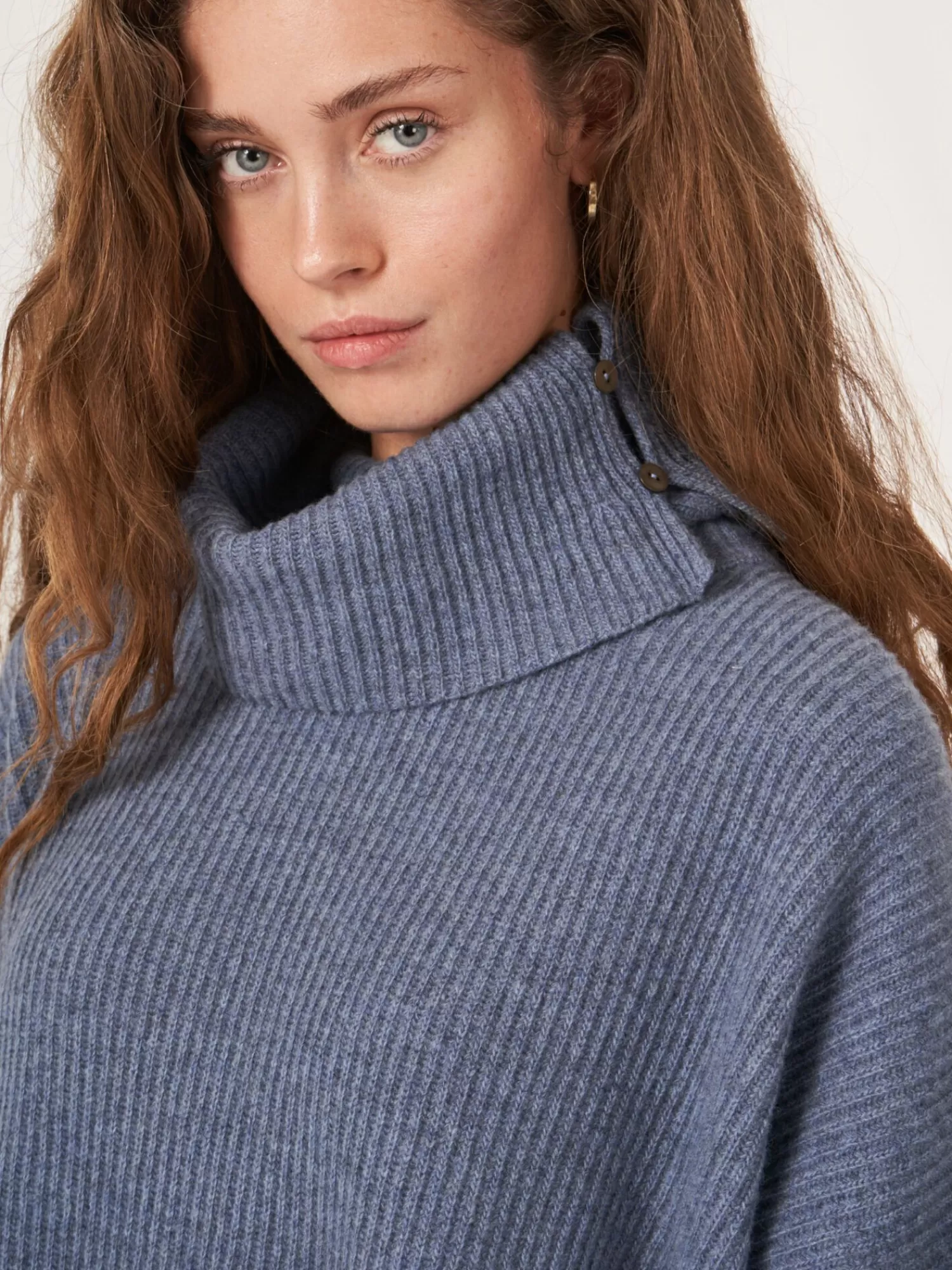 Doudoune Poncho Femme Épaisse - Col Montant Oversize Tendance pour Confort Hivernal