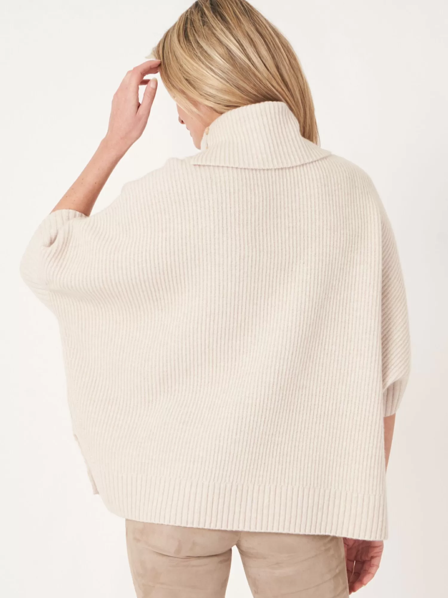 Déstockage exclusif : Sweat à capuche oversize avec encolure roulée - Pull féminin confortable pour look décontracté