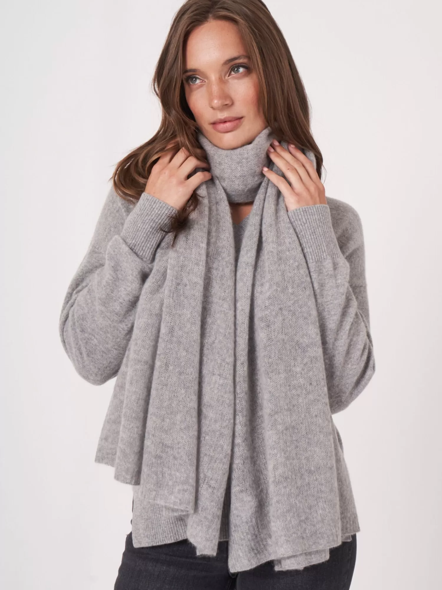 Écharpe Femme Grand Format à Motif Côtes - Soldes Exceptionnels