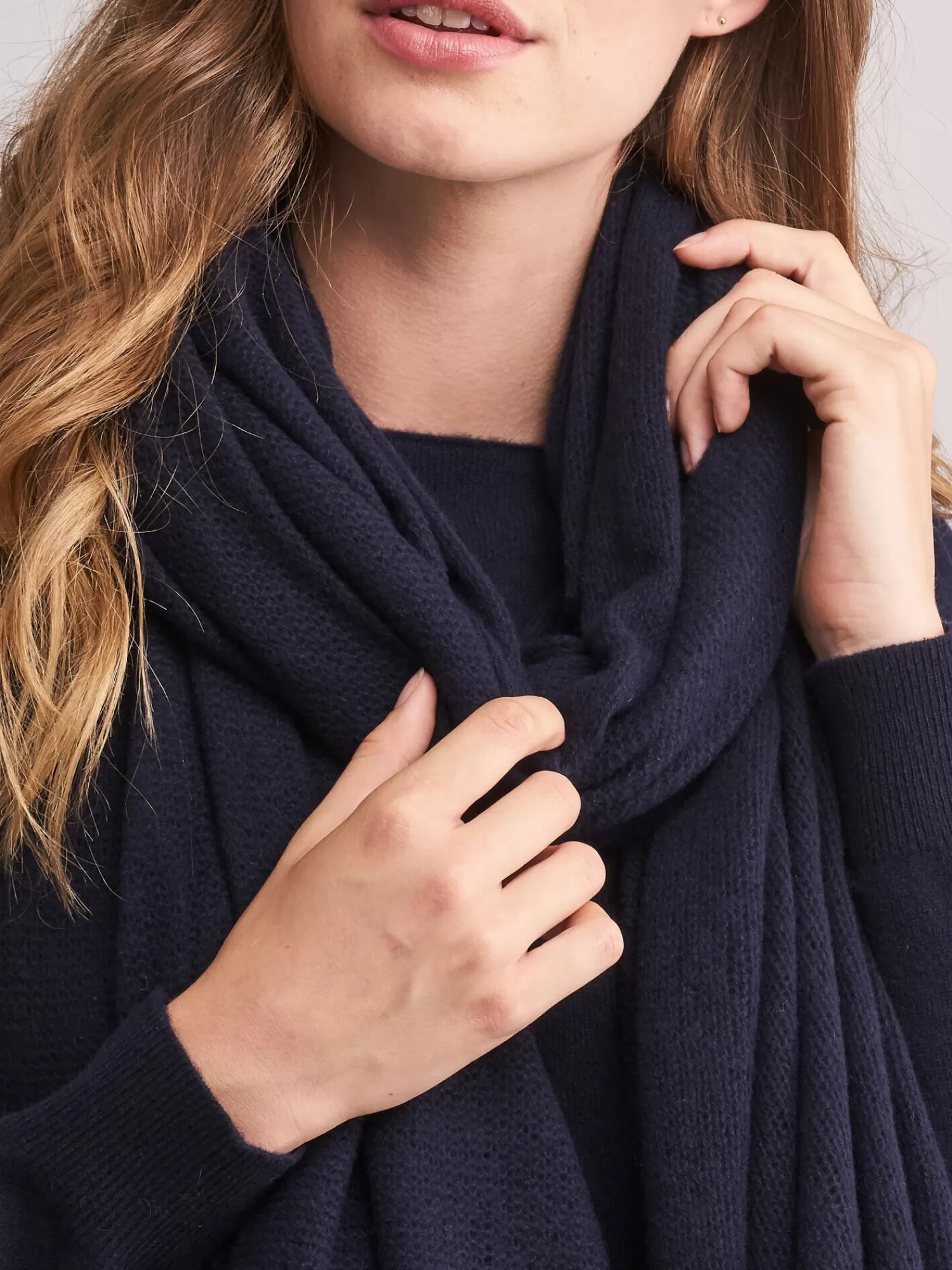 Écharpe Doudou XXL Femme - Motifs en Relief & Promo Exclusive
