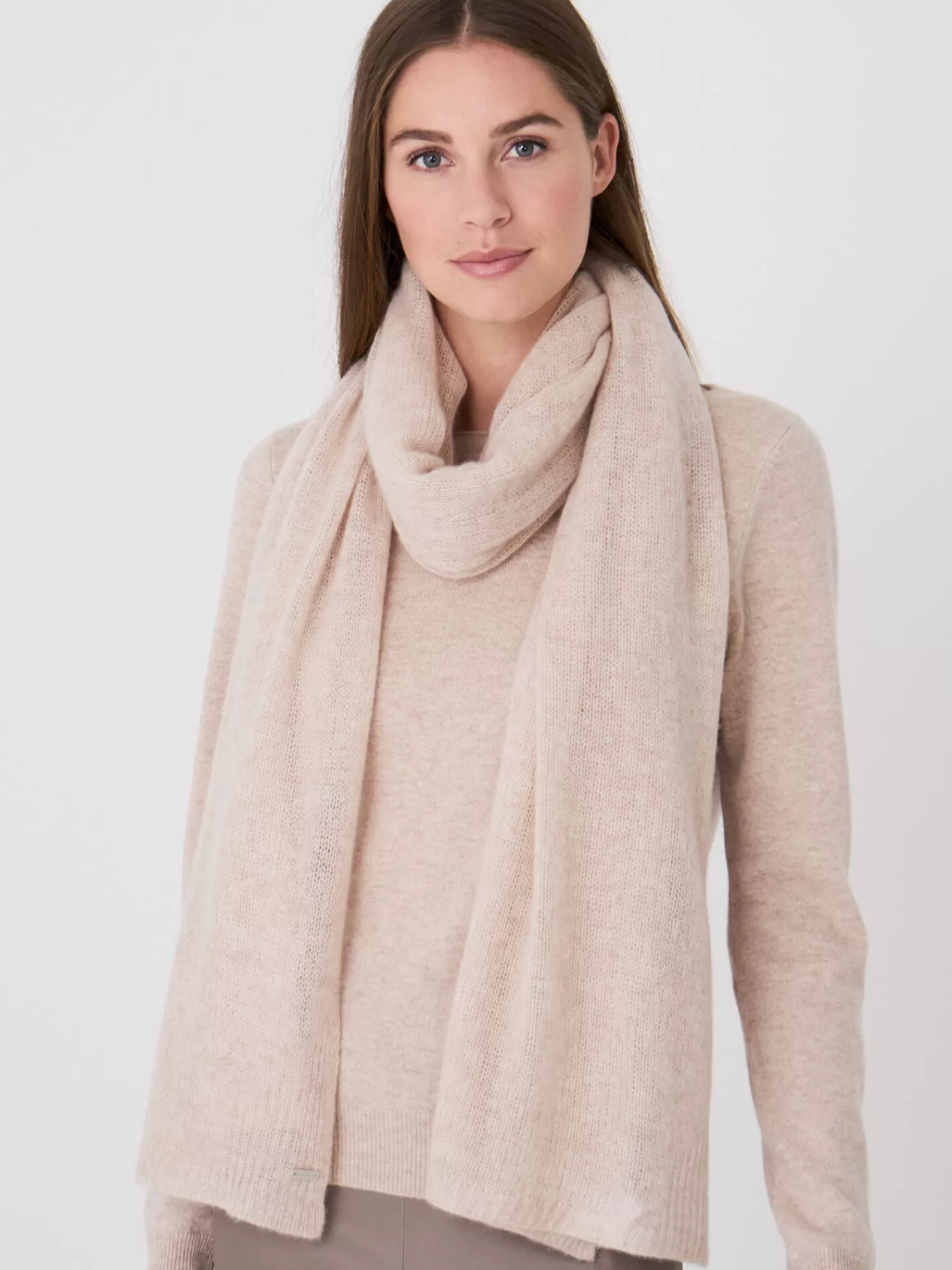 Écharpe Femme XXL en Promotion - Motif Côtes Élégant