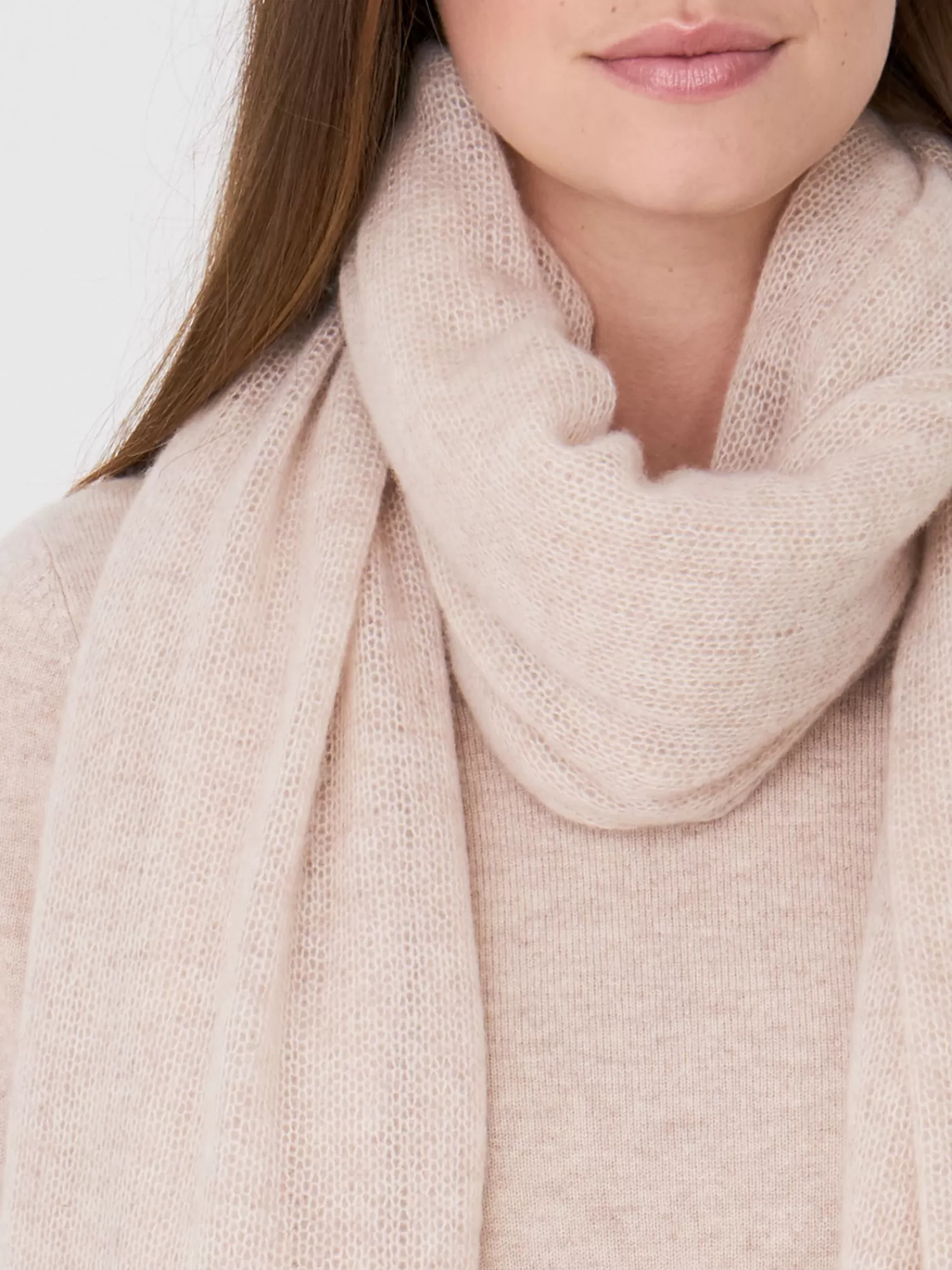 Écharpe Femme XXL en Promotion - Motif Côtes Élégant