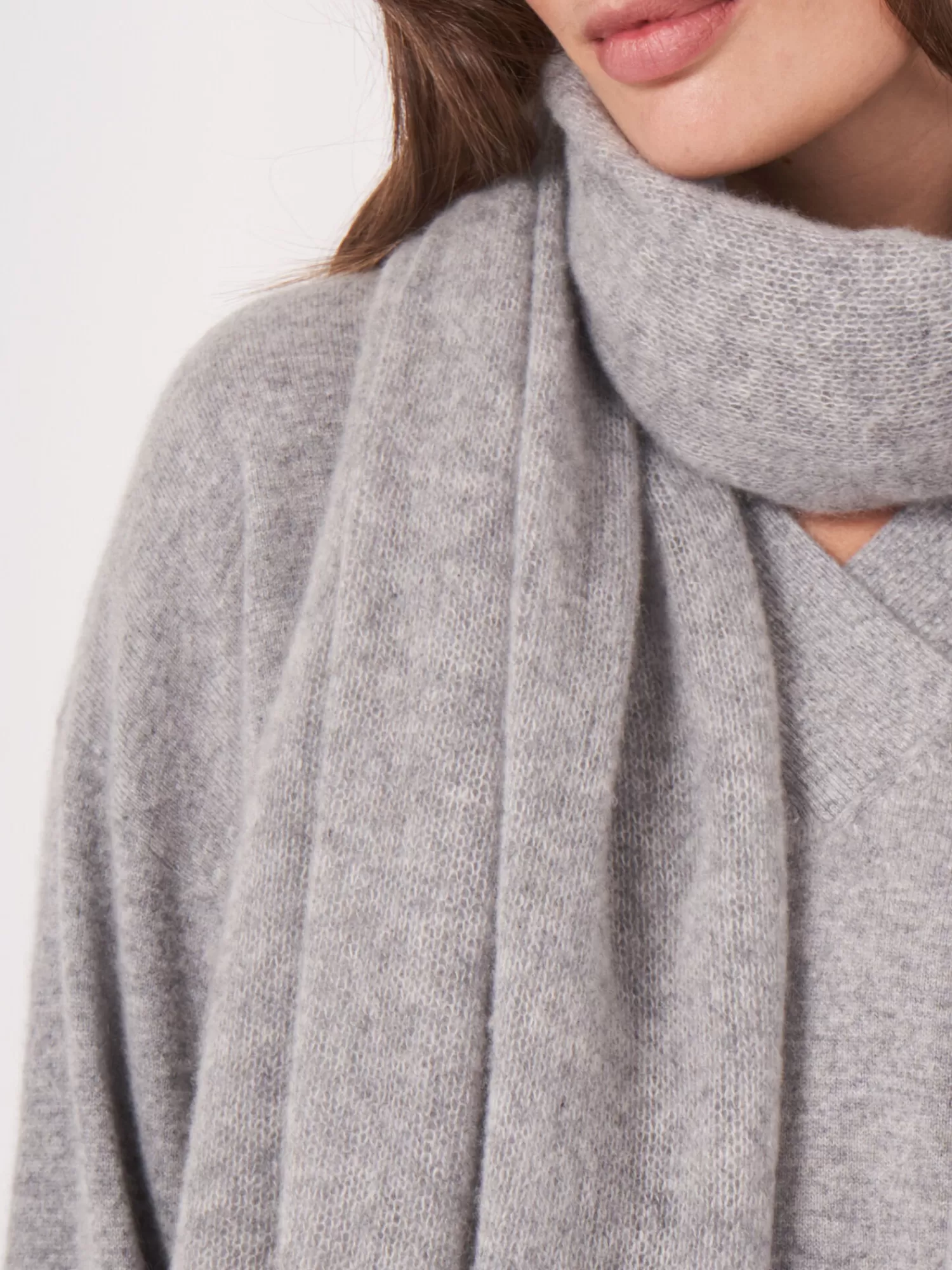 Écharpe Femme Grand Format à Motif Côtes - Soldes Exceptionnels
