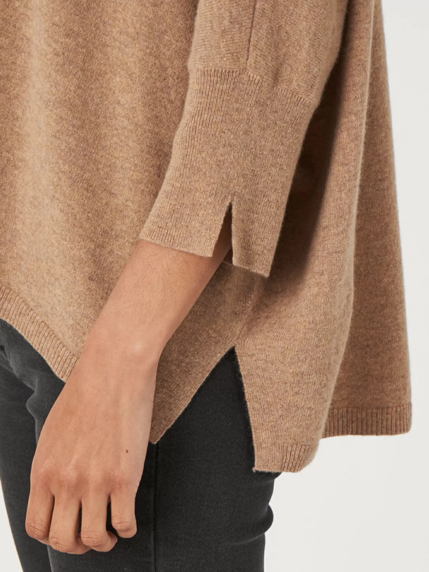 Élégant Pull Femme en Cachemire Bio Écoresponsable - Confort Détente Oversize pour Automne