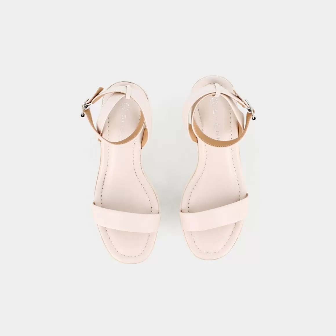 Promo Flash : Sandales Confortables SHEEN Re-E23D-05 en Beige Naturel - Style Urbain