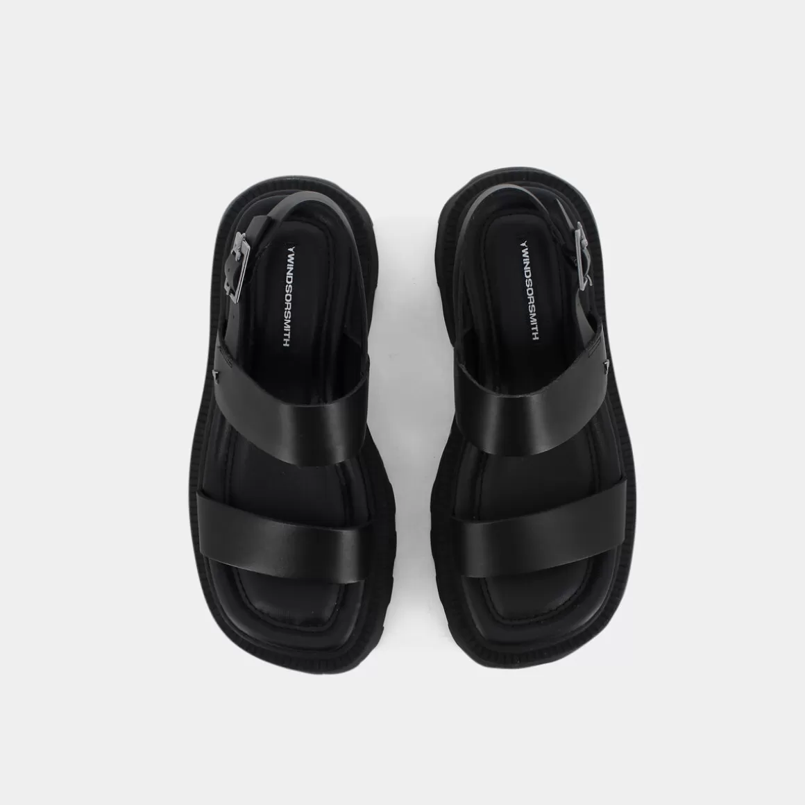 Sandales Femme Windsor Smith Revival - Noir Intemporel, Nouvelle Édition