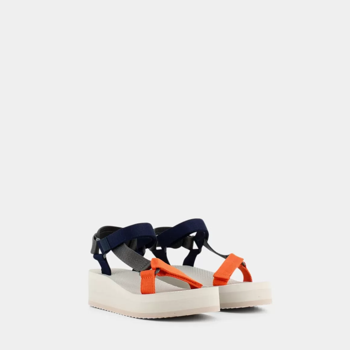 Sandales Fantaisie Femme Orange Vif RI-E23D02 - Élégantes et Confort Exceptionnel par SHEEN