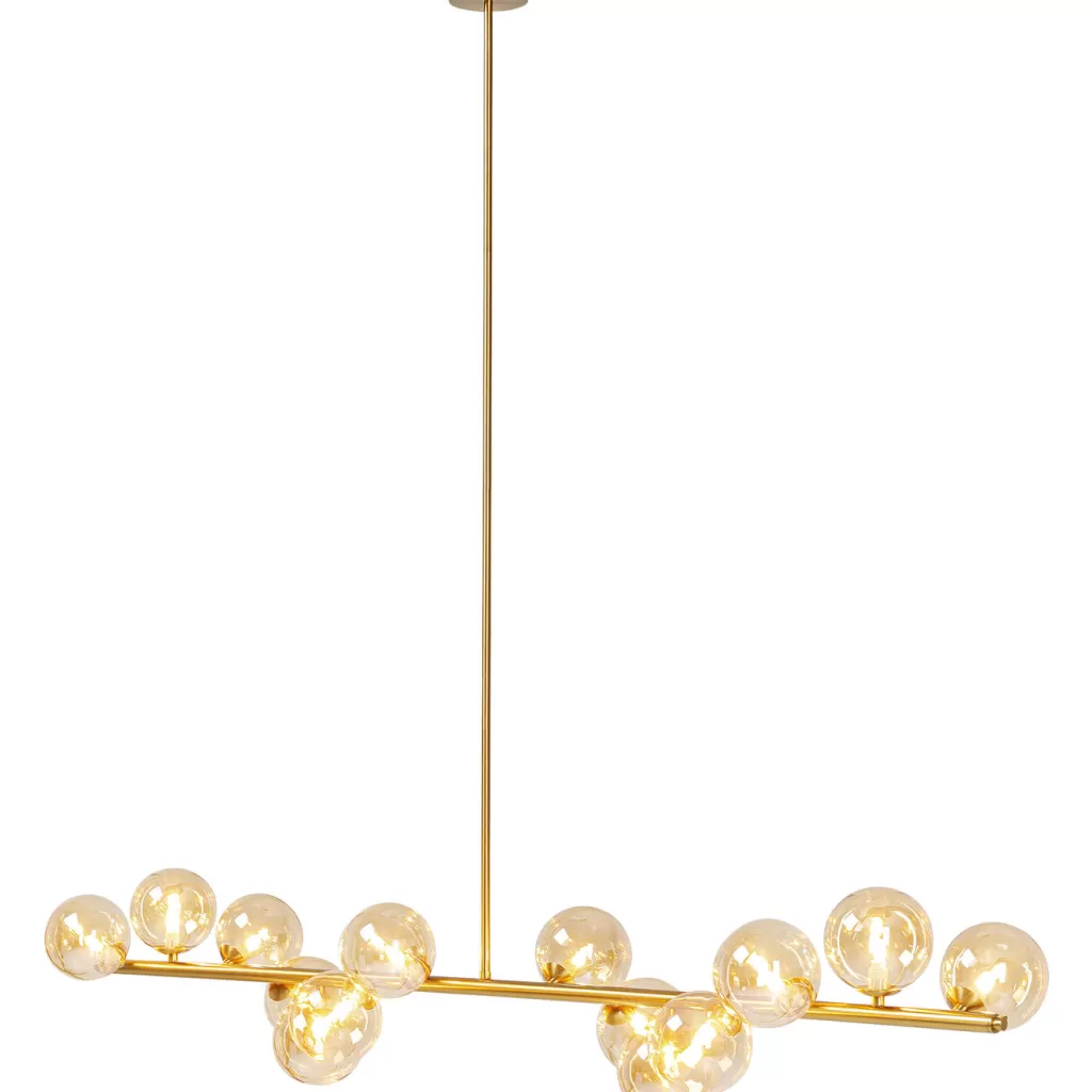 Lustre suspendu design Scala Balls - KARE Design en cuivre vieilli avec suspension réglable (1.55m) pour intérieur contemporain