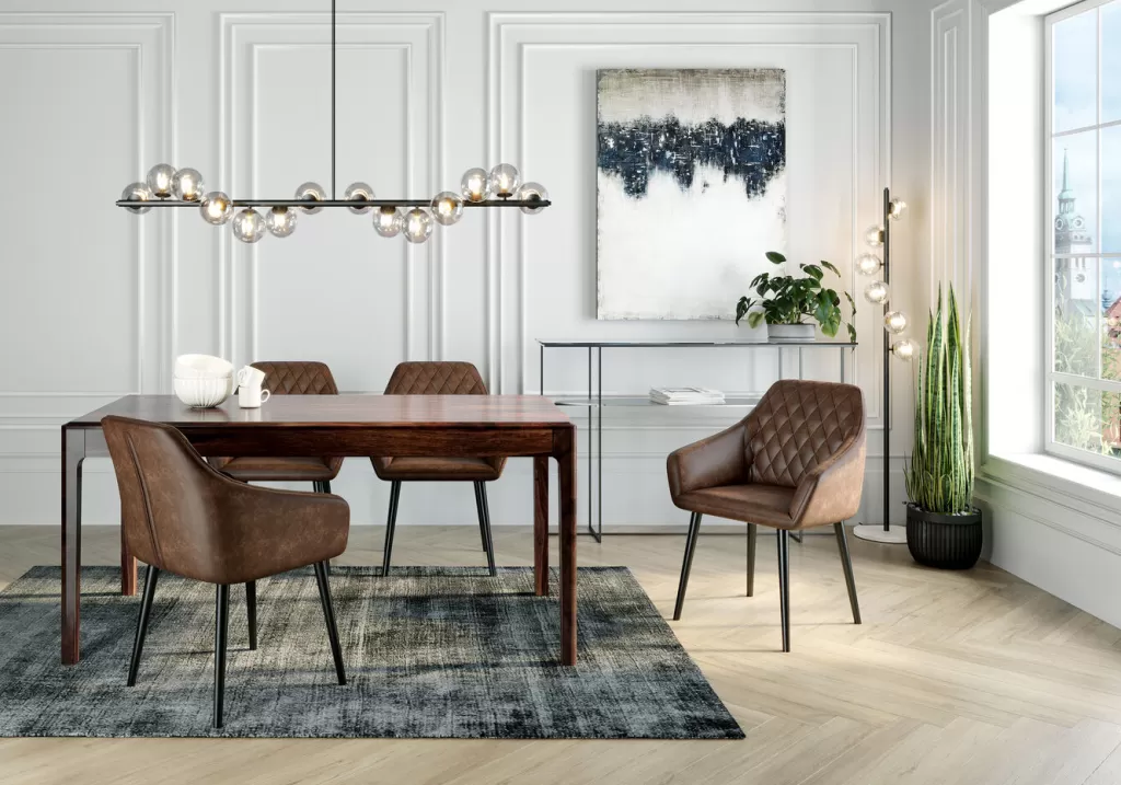 Lustre suspendu design Scala Balls - Noir élégant 155cm par Kare Design - Idée déco moderne pour intérieur contemporain