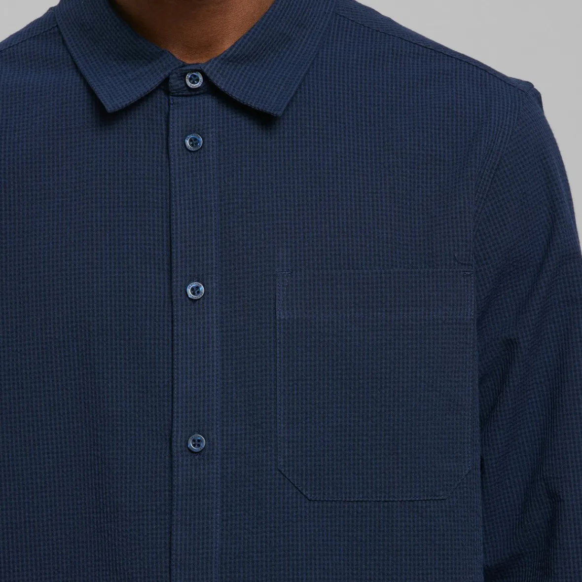Chemise Rute Bleu Marine - Soldes Éclair en Déstockage Exclusive