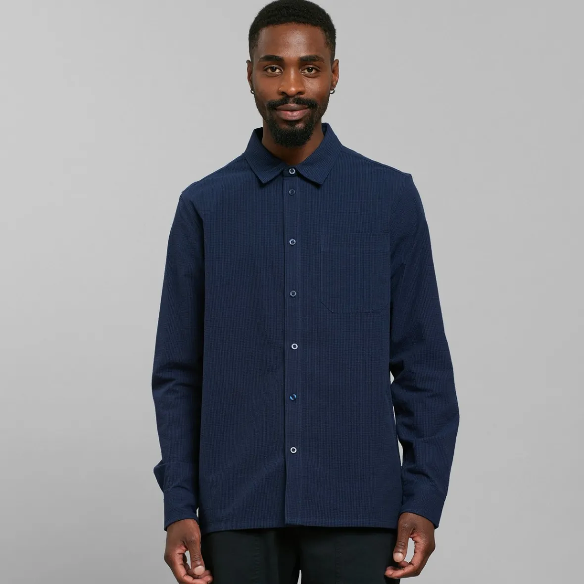 Chemise Rute Bleu Marine - Soldes Éclair en Déstockage Exclusive