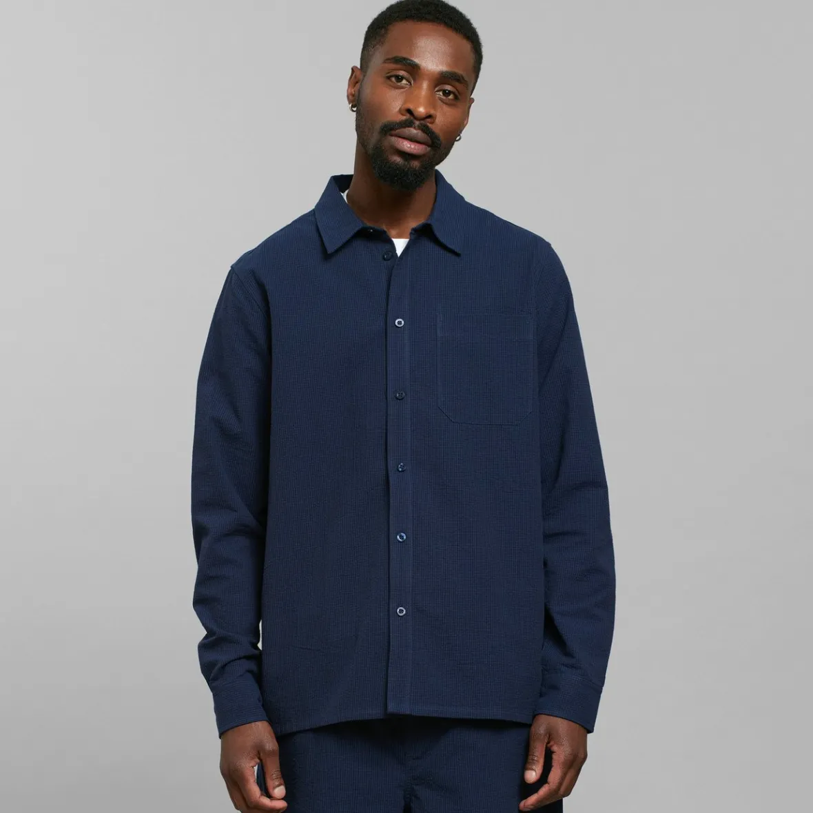 Chemise Rute Bleu Marine - Soldes Éclair en Déstockage Exclusive