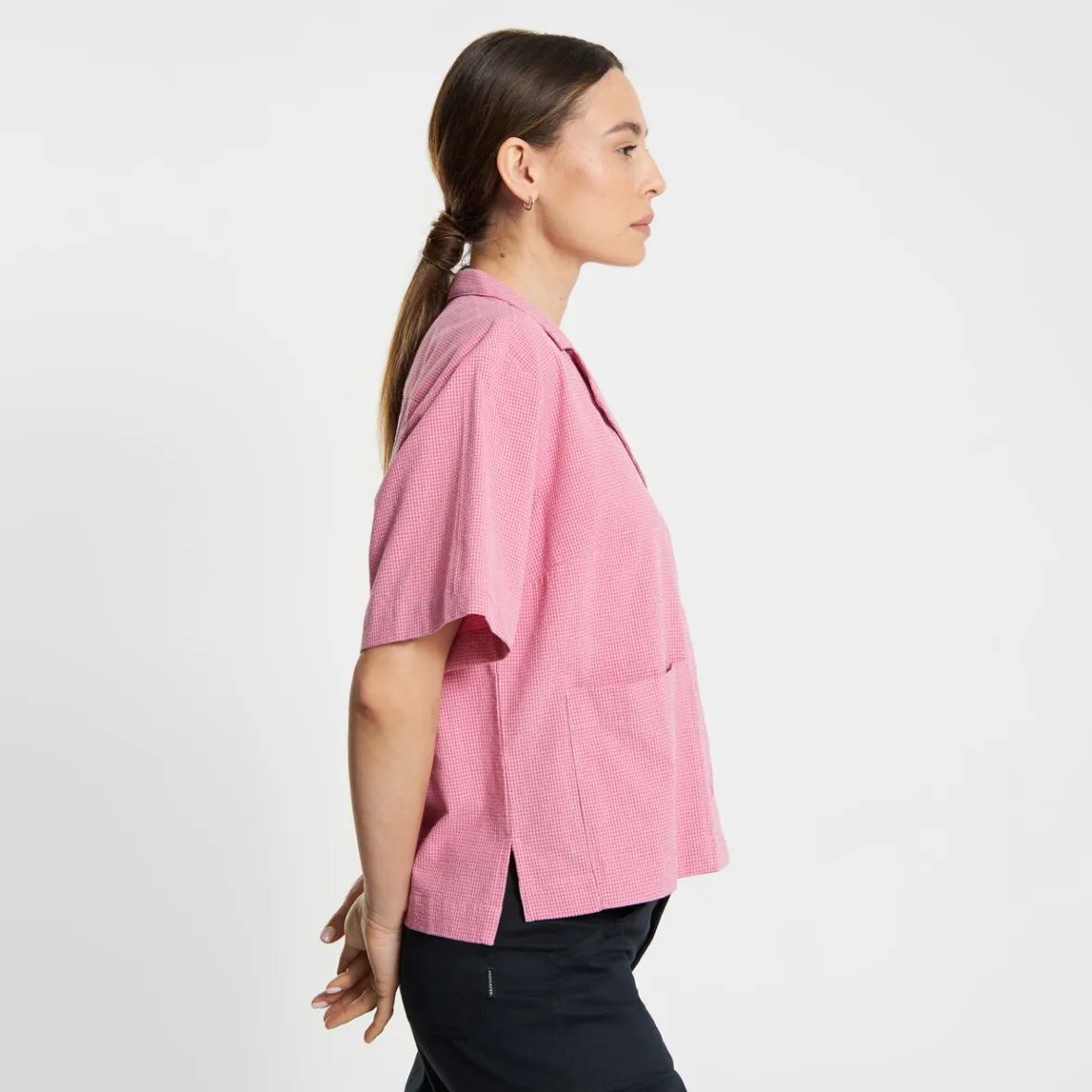 Découvrez la Chemise Femme Valje en Cachemire Rose - Élégance Confortable en Promotion Exclusive