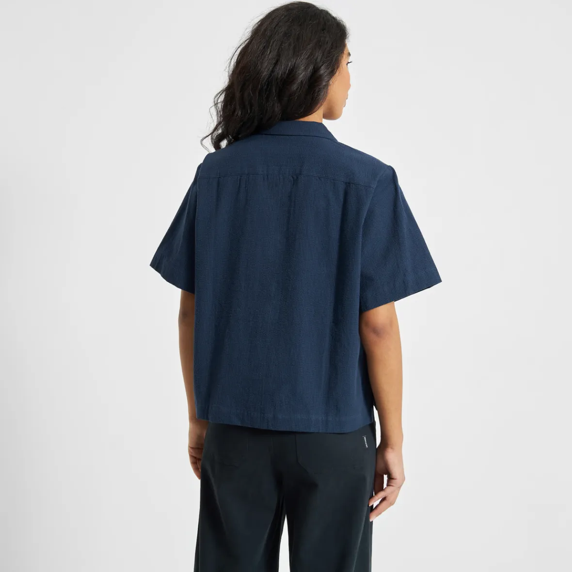 Promotion en ligne : Chemise Femme Valje Bleu Marine - Style abordable