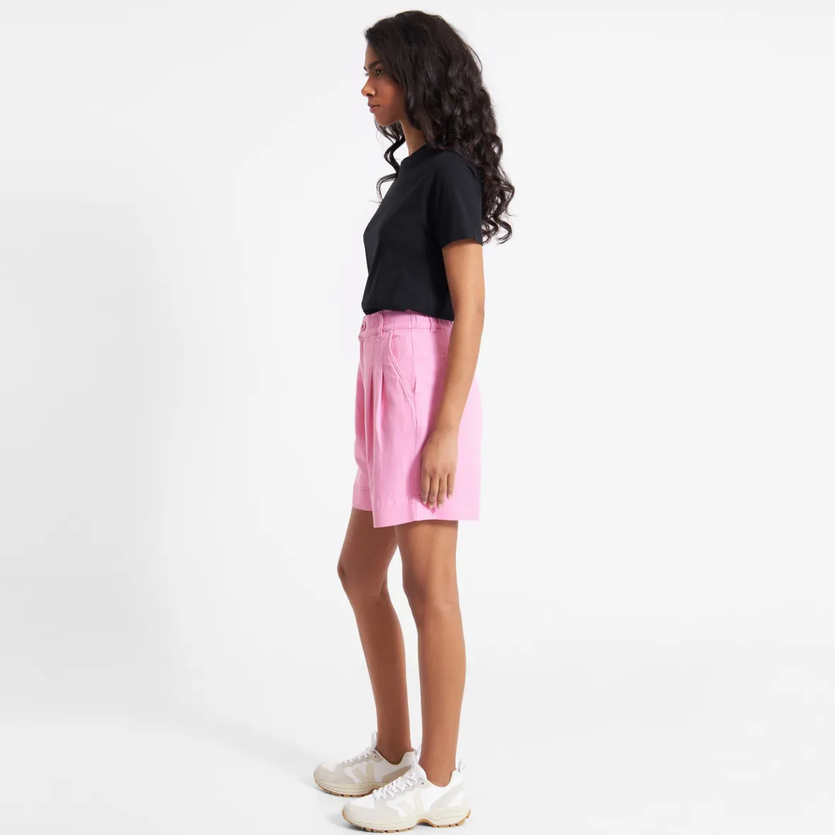 Culotte Confort Femme en Cachemire Rose Poudré - Collection Grundsund en Promotion Exclusive