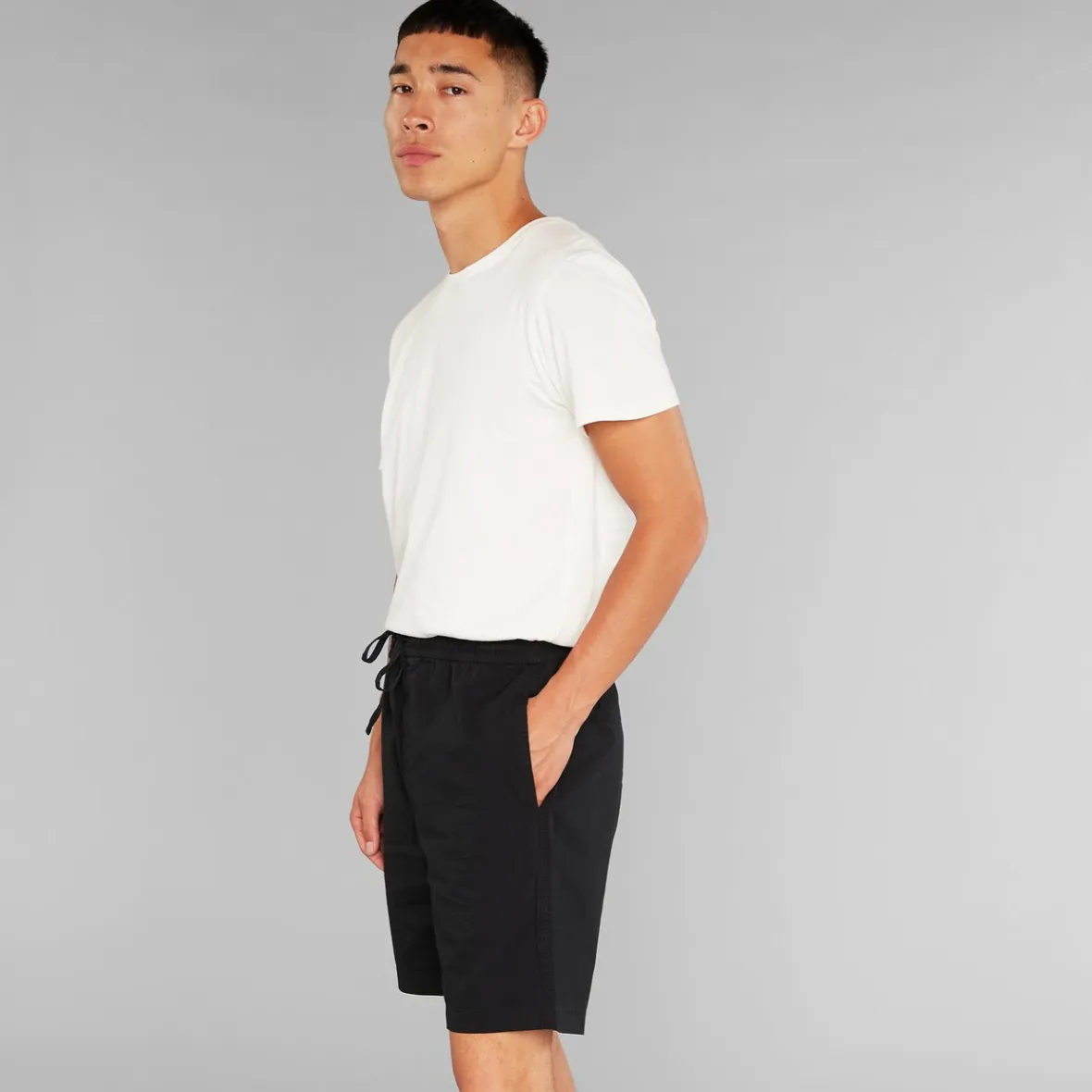 Short Sport Décontracté Vejle - Noir en Déstockage Limitée
