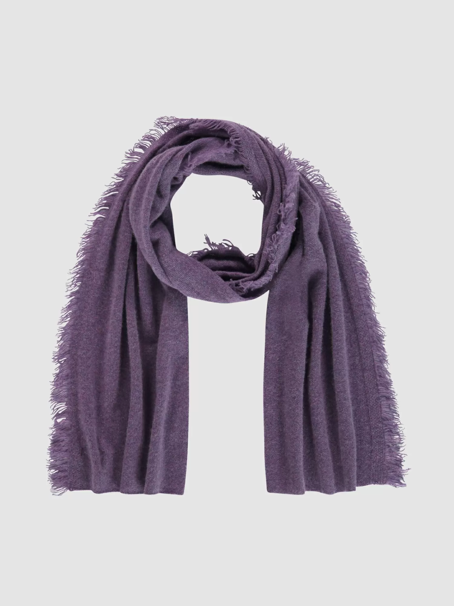 Écharpe Délicate en Cachemire Biologique à Franges - Accessoire Tendance pour Femme, Confort Ultime