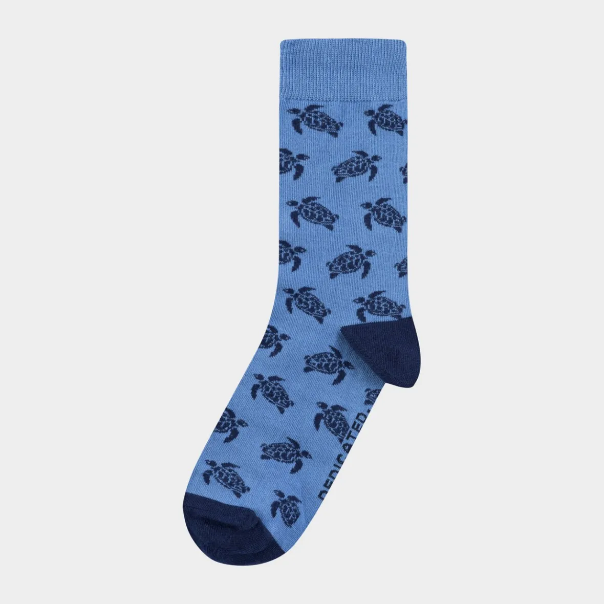 Chaussettes à Motif Tortues Marines Sigtuna - Bleu Clair en Promotion - Chaussettes Confort pour Femme