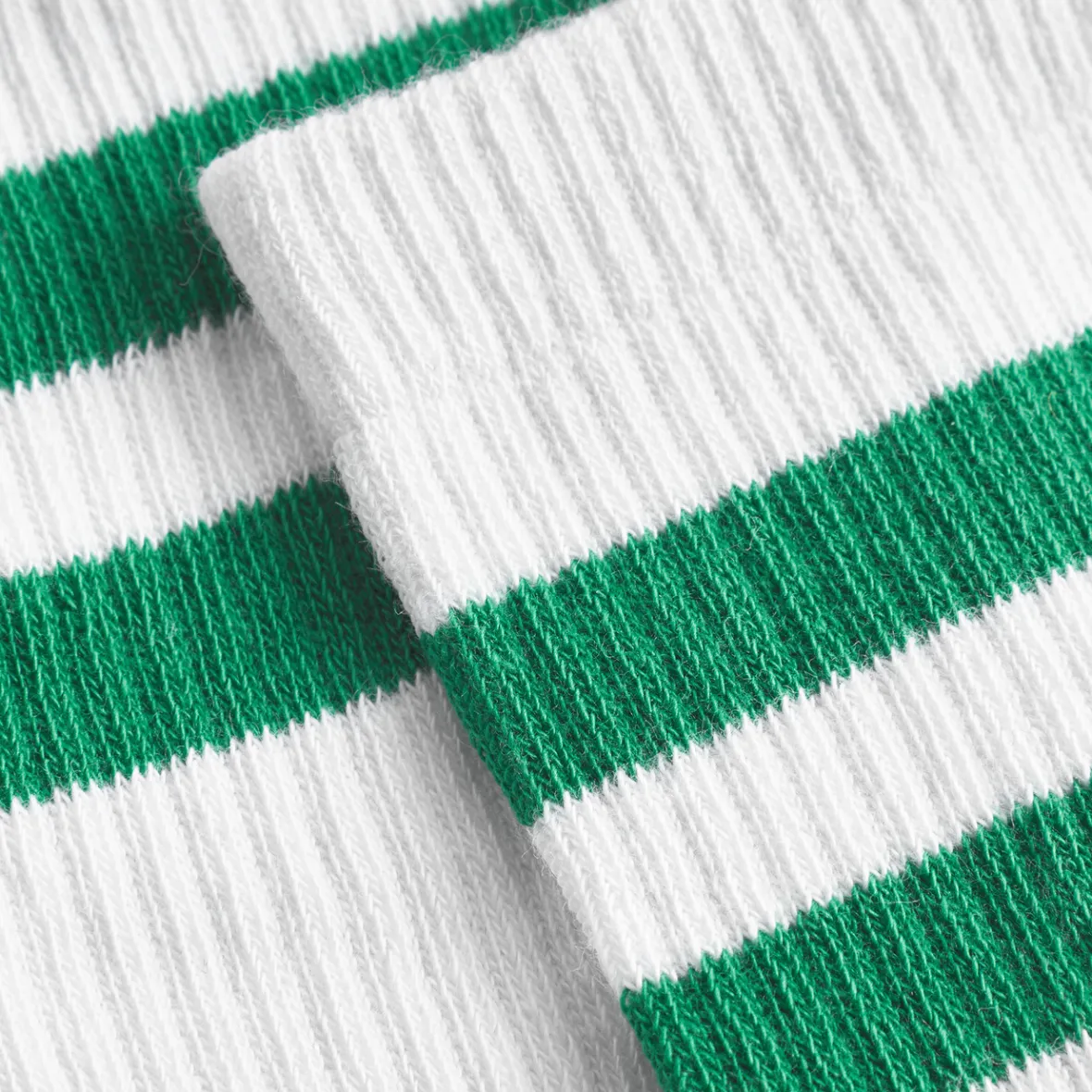 Chaussettes Sportives Femme Ullevi Stripes Vert Gélatine - Confort Respirant & Style Urbain