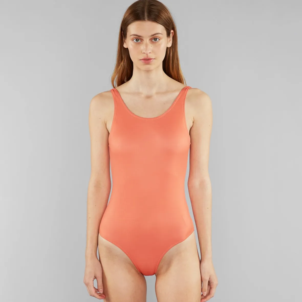 Soldes exclusifs : Maillot de bain sportif Femme Rouge Gingembre - Collection Rana
