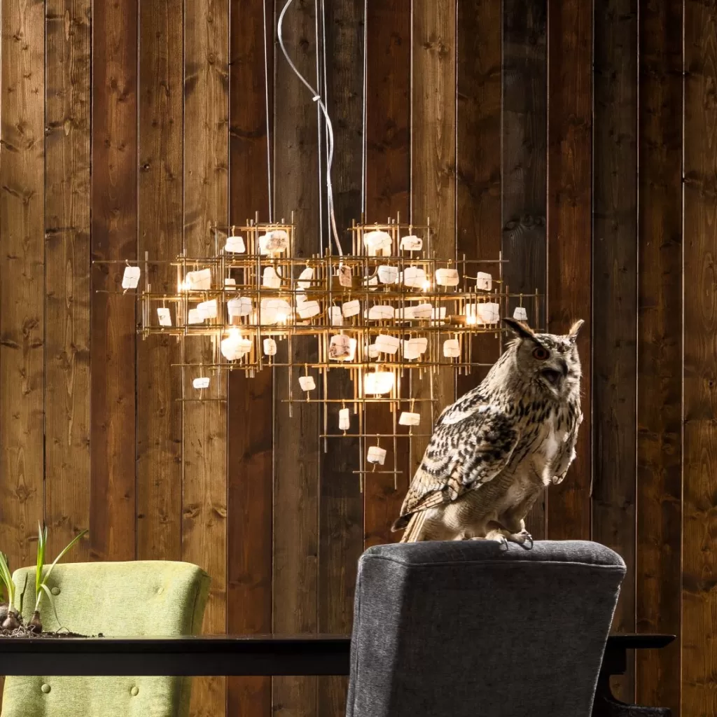 Luminaire suspendu design en pierre naturelle - Collection Mobile élégante par KARE