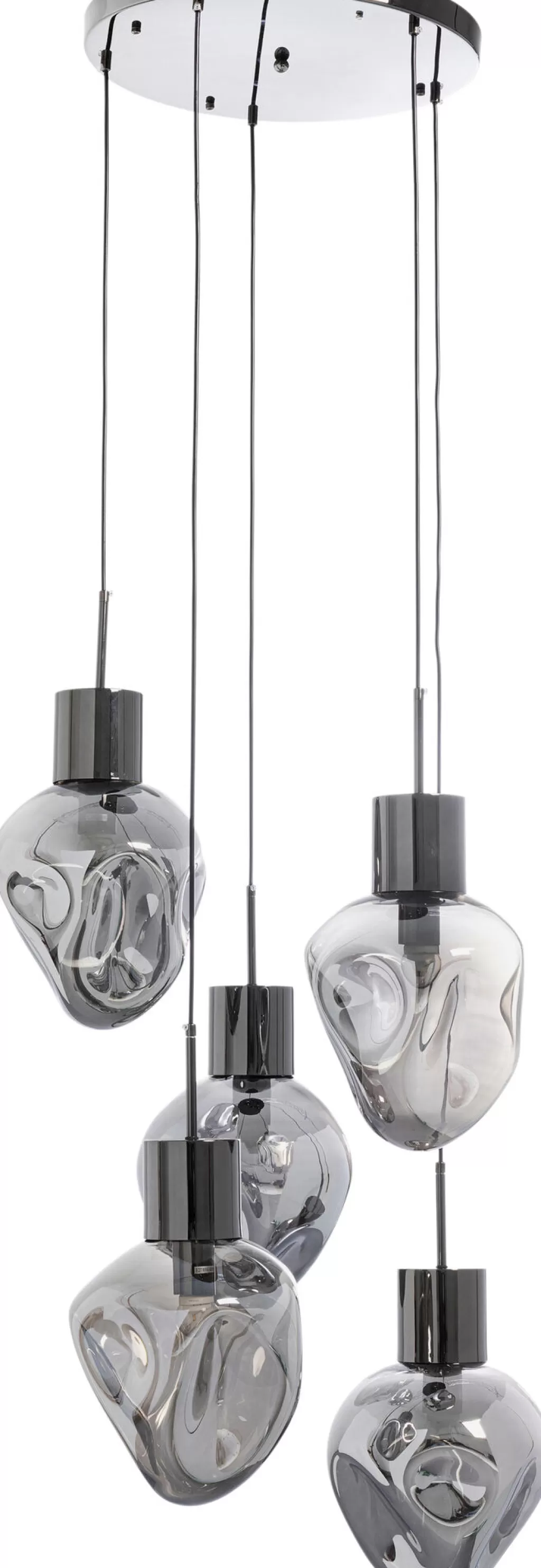 Lustre Suspendu Élégant Supernova Fumée - Design Contemporain KARE - Diamètre 50 cm