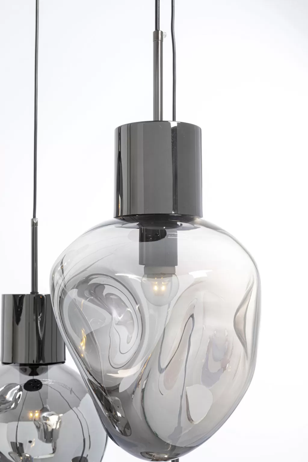 Lustre Suspendu Élégant Supernova Fumée - Design Contemporain KARE - Diamètre 50 cm