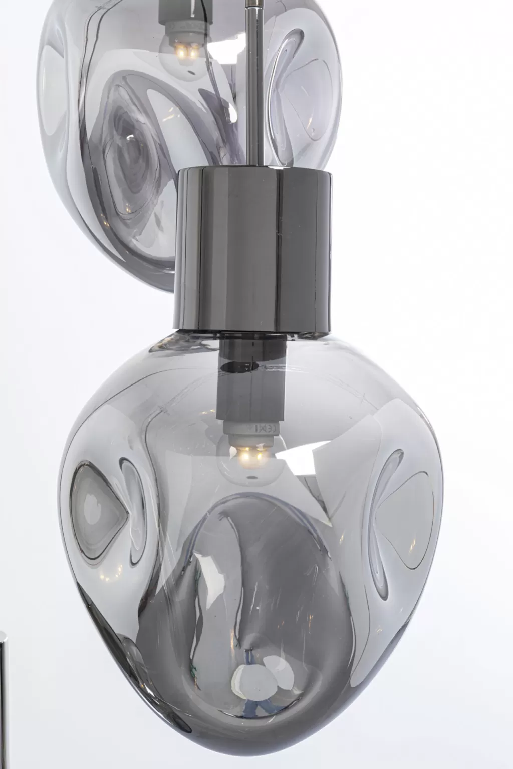 Lustre suspendu design Supernova fumée - Modèle Tre par KARE Design, diamètre 45 cm