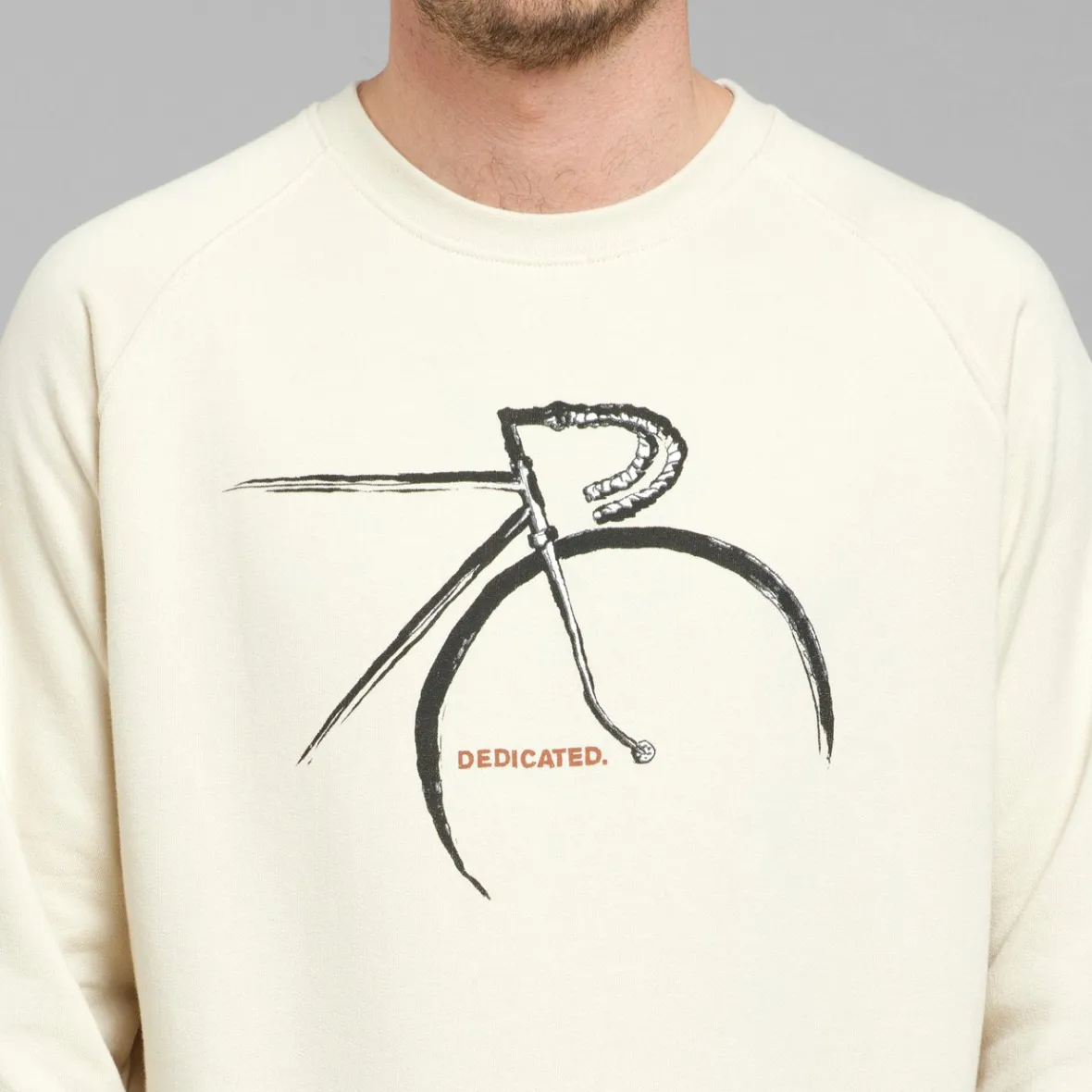 Sweat Malmoe à motifs vélo - Couleur Blanc Avène en promotion exclusive