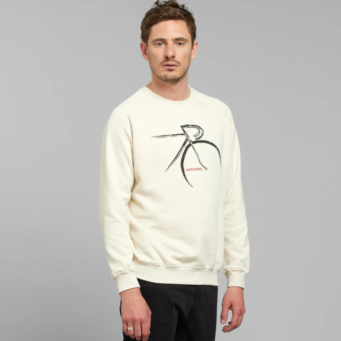 Sweat Malmoe à motifs vélo - Couleur Blanc Avène en promotion exclusive