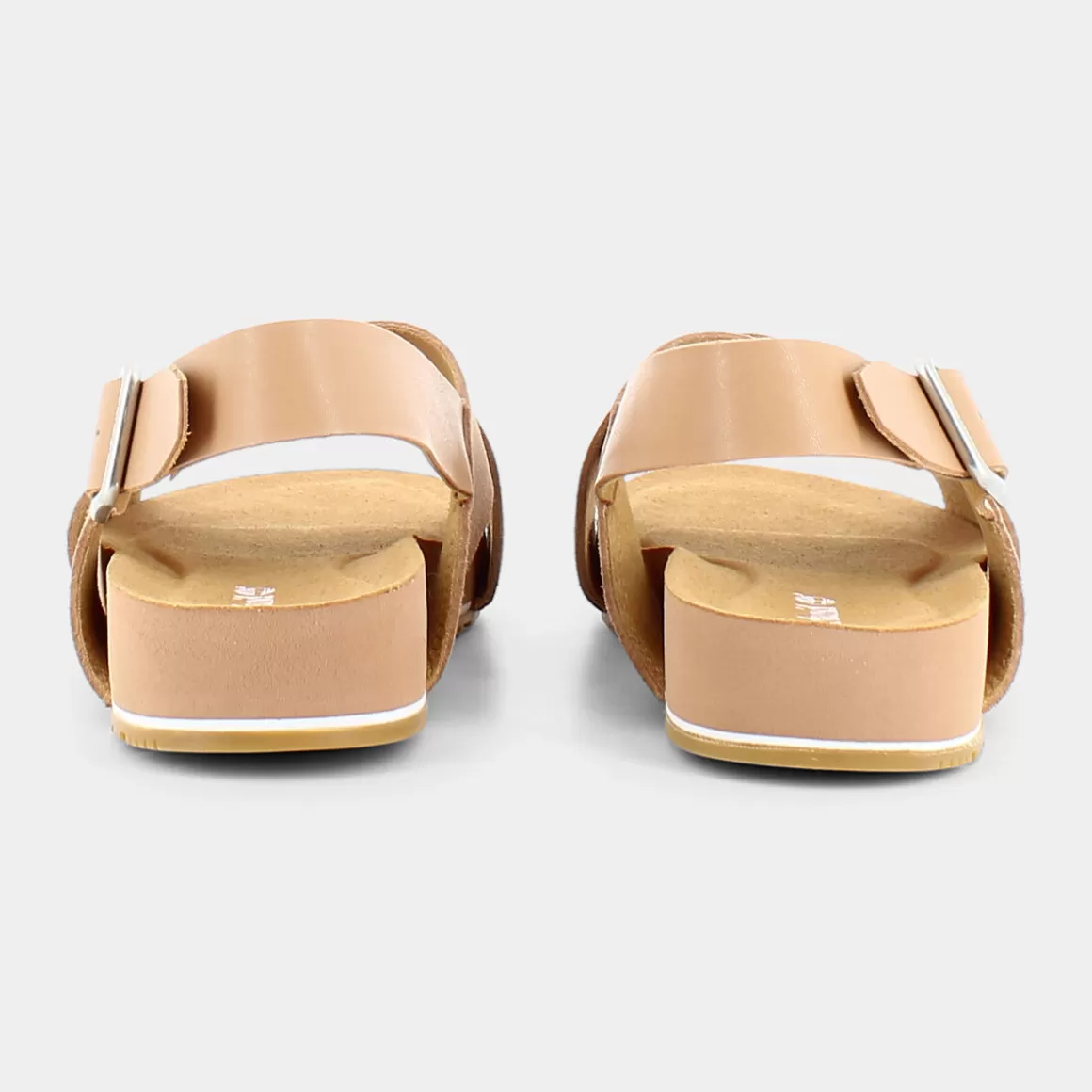 Sandales Timberland Malibu Tan Tb0A41Mq - Modèle confortables en cuir marron sable, style décontracté été