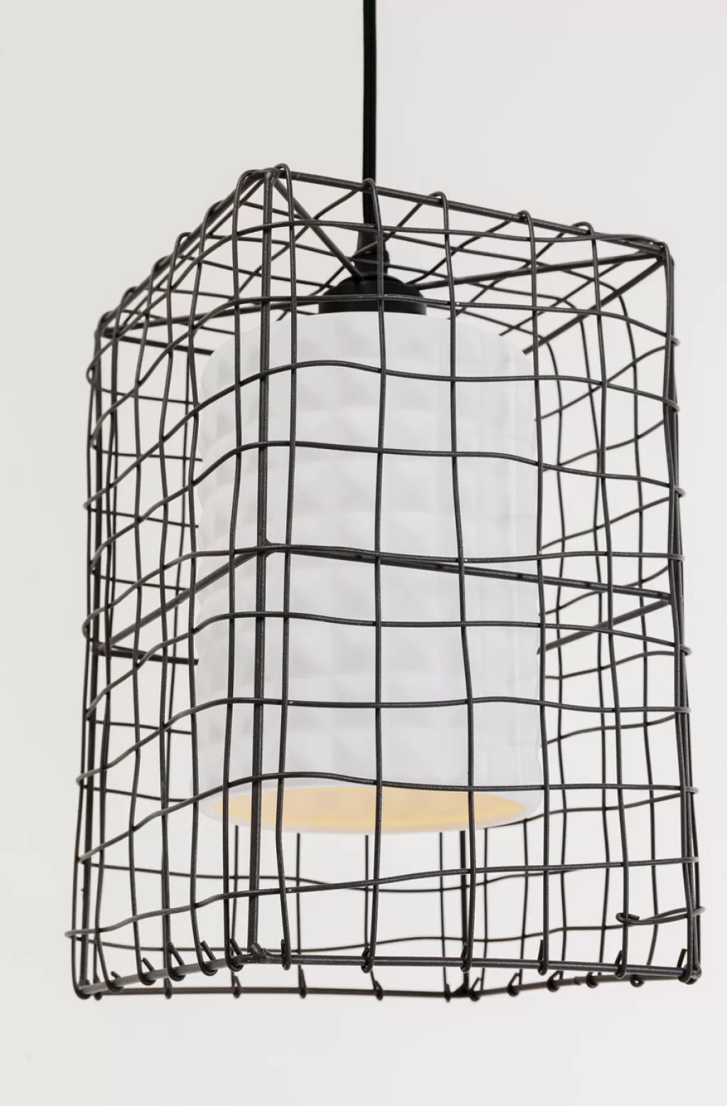 Lustre suspendu design KARE - Triple Grille contemporaine 120 cm pour éclairage d'intérieur élégant