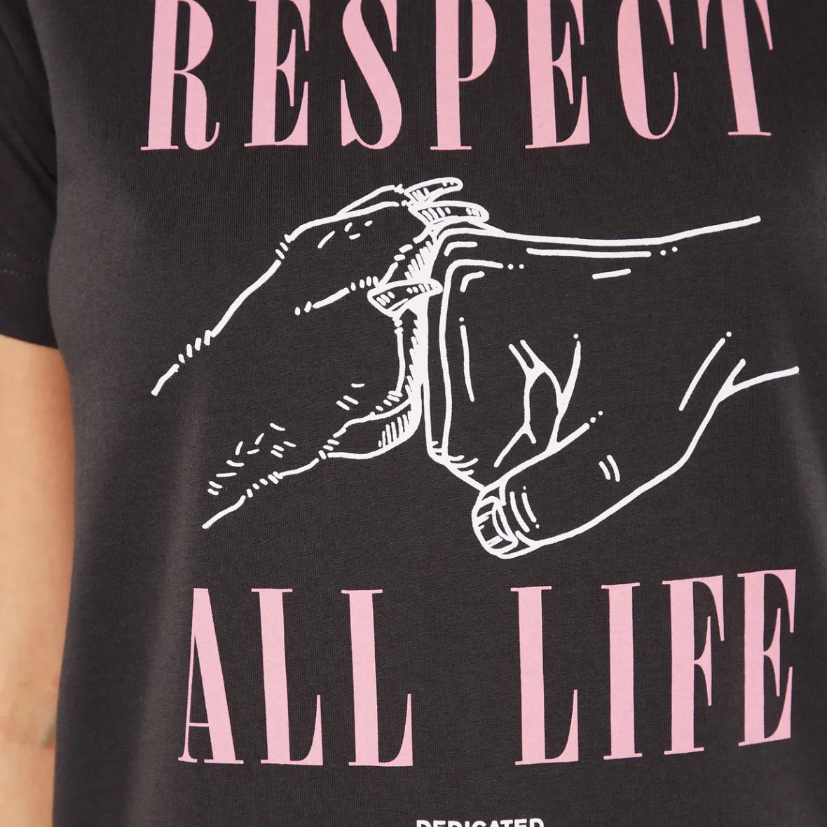 Déstockage Édition Limitée - T-shirt Femme Graphite « Hommage à la Vie » par Mysen - Collection Exclusivité